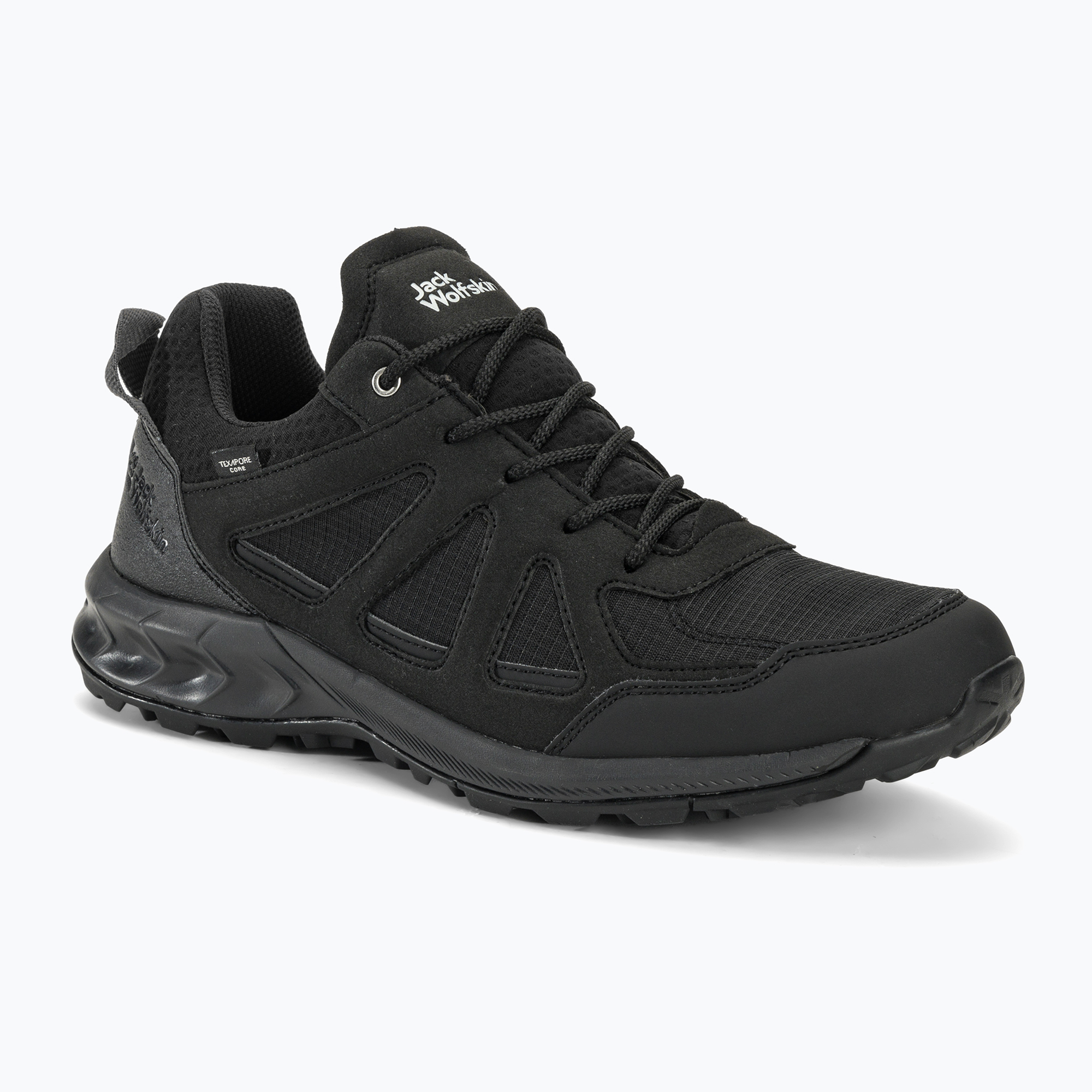 15%-kal olcsóbban.  Férfi túracipő  Jack Wolfskin Woodland 2 Texapore Low black. Méret: 44 EU