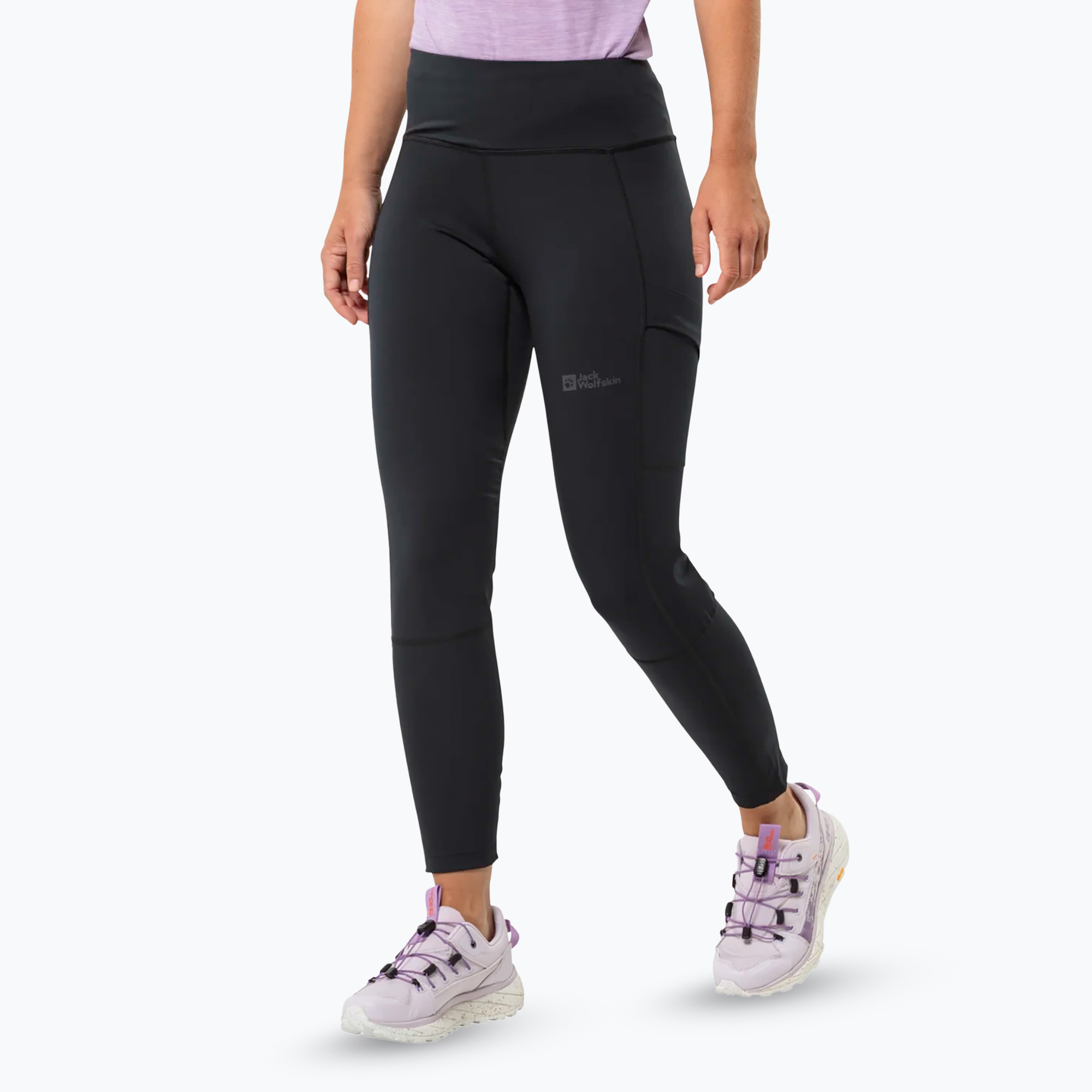 15%-kal olcsóbban.  Jack Wolfskin női trekking nadrág Kammweg Tights fekete. Méret: L