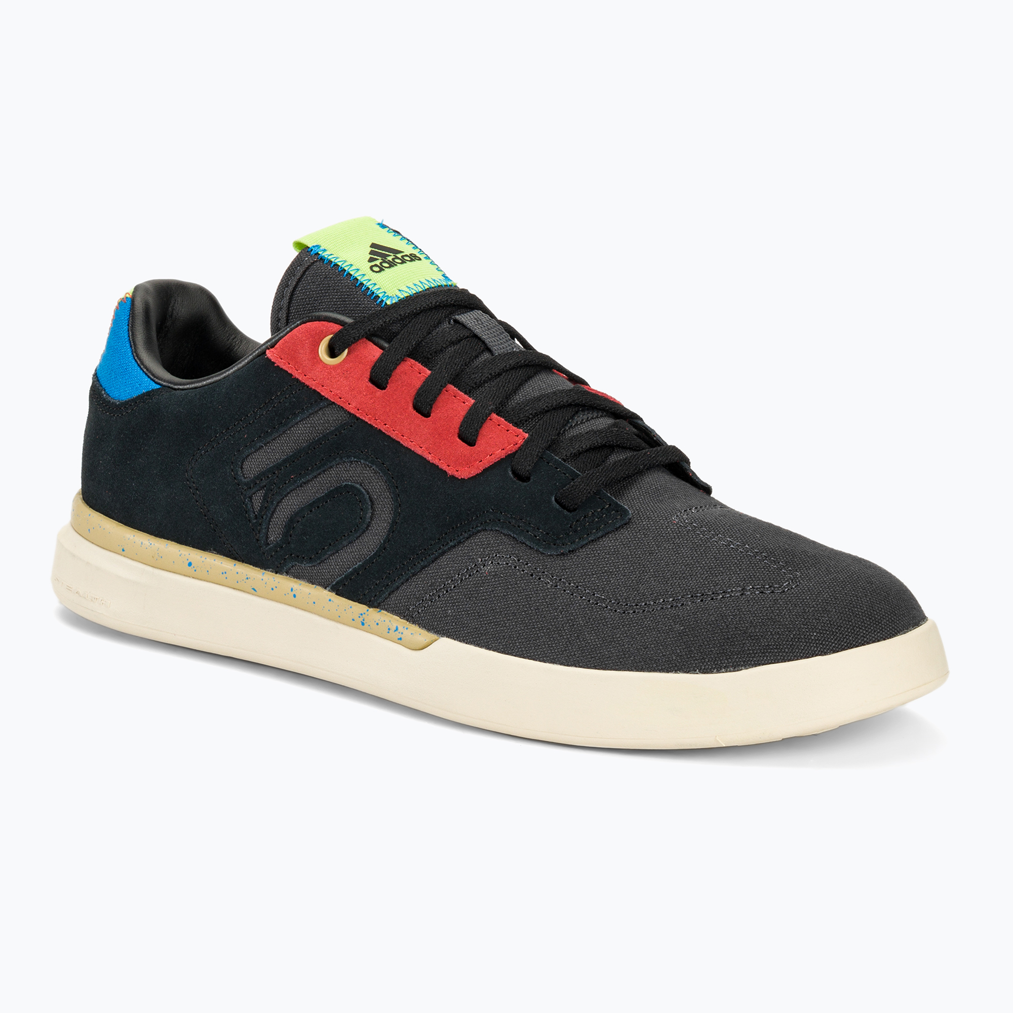 Férfi platform kerékpáros cipő adidas FIVE TEN Sleuth core black/carbon/wonder white. Méret: 42 2/3 (8.5 UK)