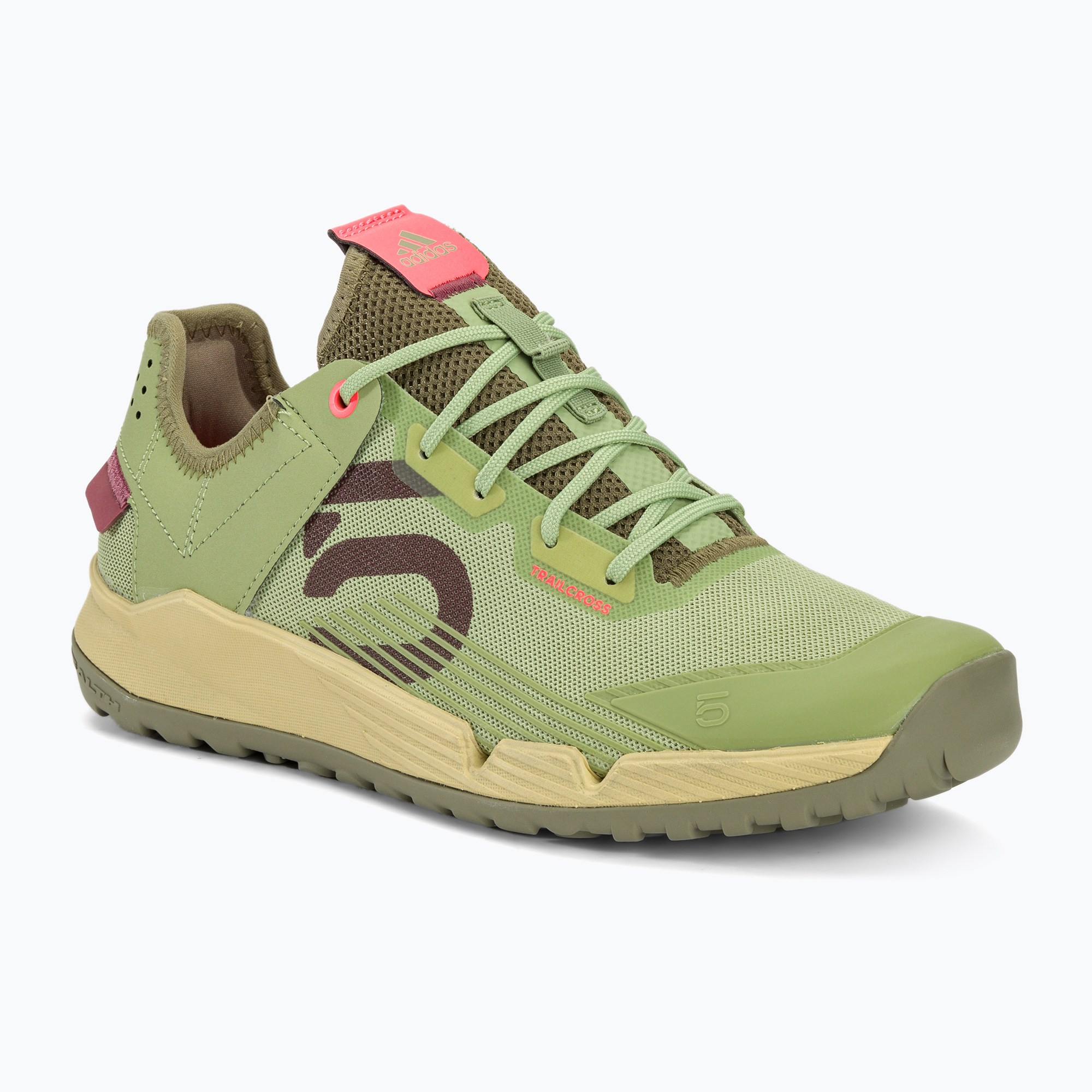 Női platform kerékpáros cipő adidas FIVE TEN Trailcross LT magic lime/quiet crimson/orbit green. Méret: 38 (5 UK)