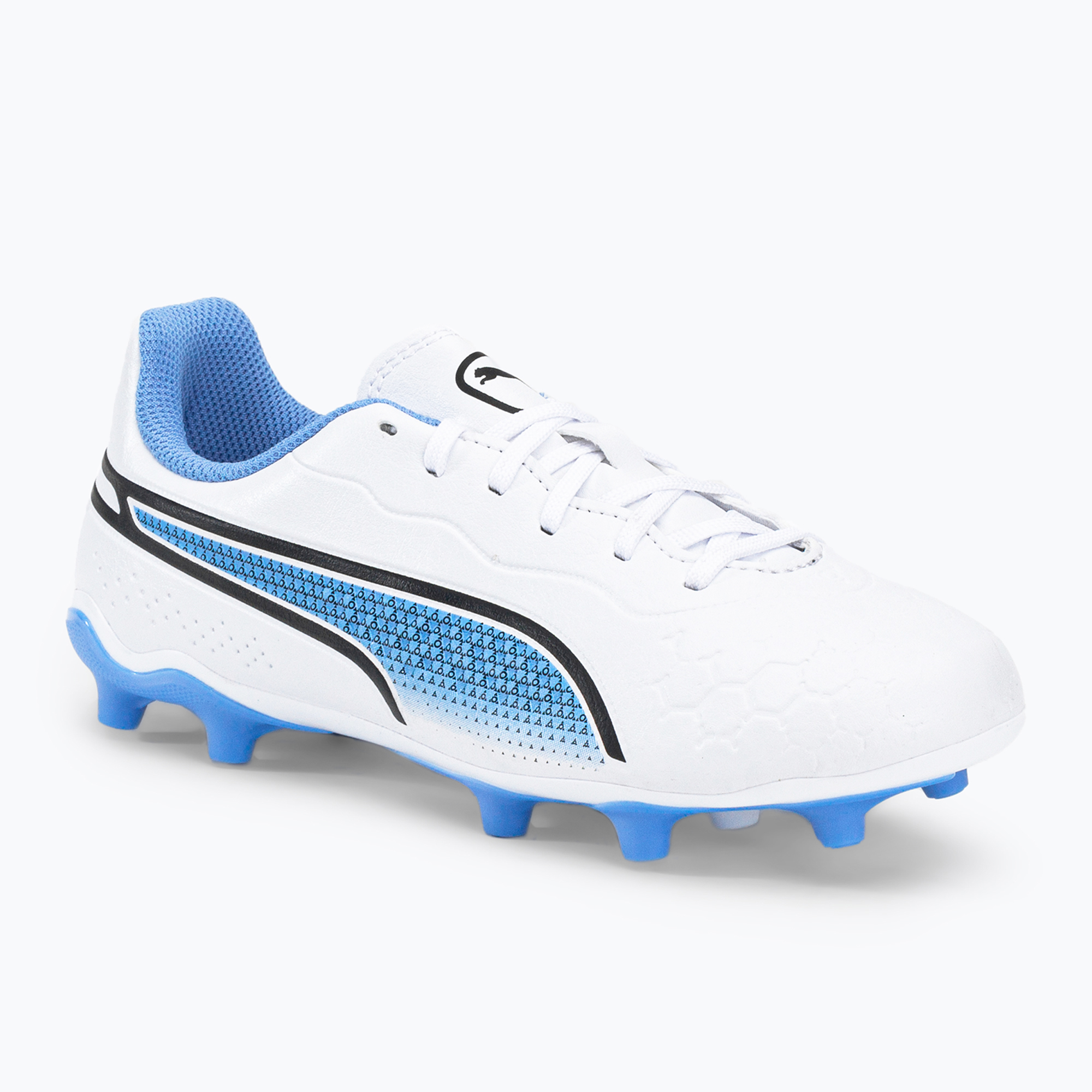 30%-kal olcsóbban.  PUMA King Match FG/AG gyermek futballcipő fehér 107266 01. Méret: 34 (1.5 UK)