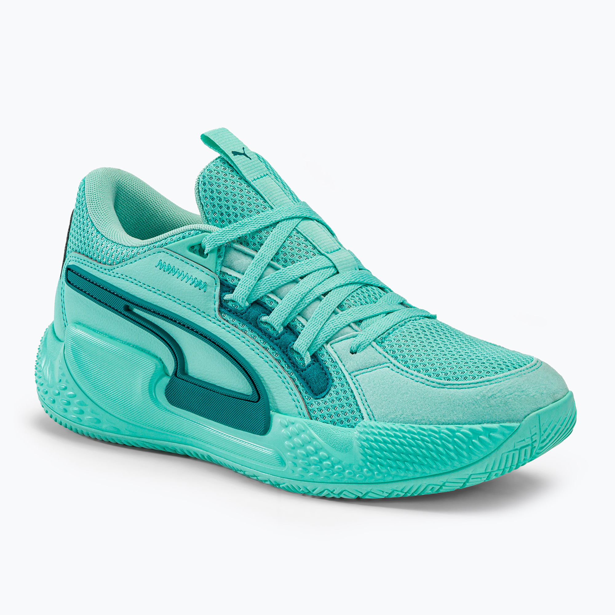 29%-kal olcsóbban.  Férfi kosárlabda cipő PUMA Court Rider elektromos borsmenta/zöld lagúna. Méret: 42.5 (8.5 UK)
