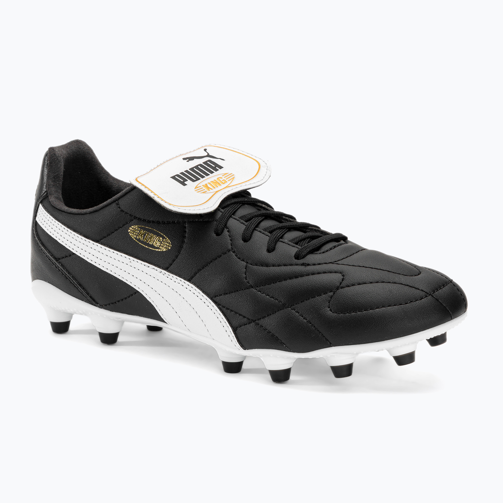 24%-kal olcsóbban.  Férfi futballcipő PUMA King Top FG/AG puma fekete/puma fehér/puma arany. Méret: 44.5 (10 UK)