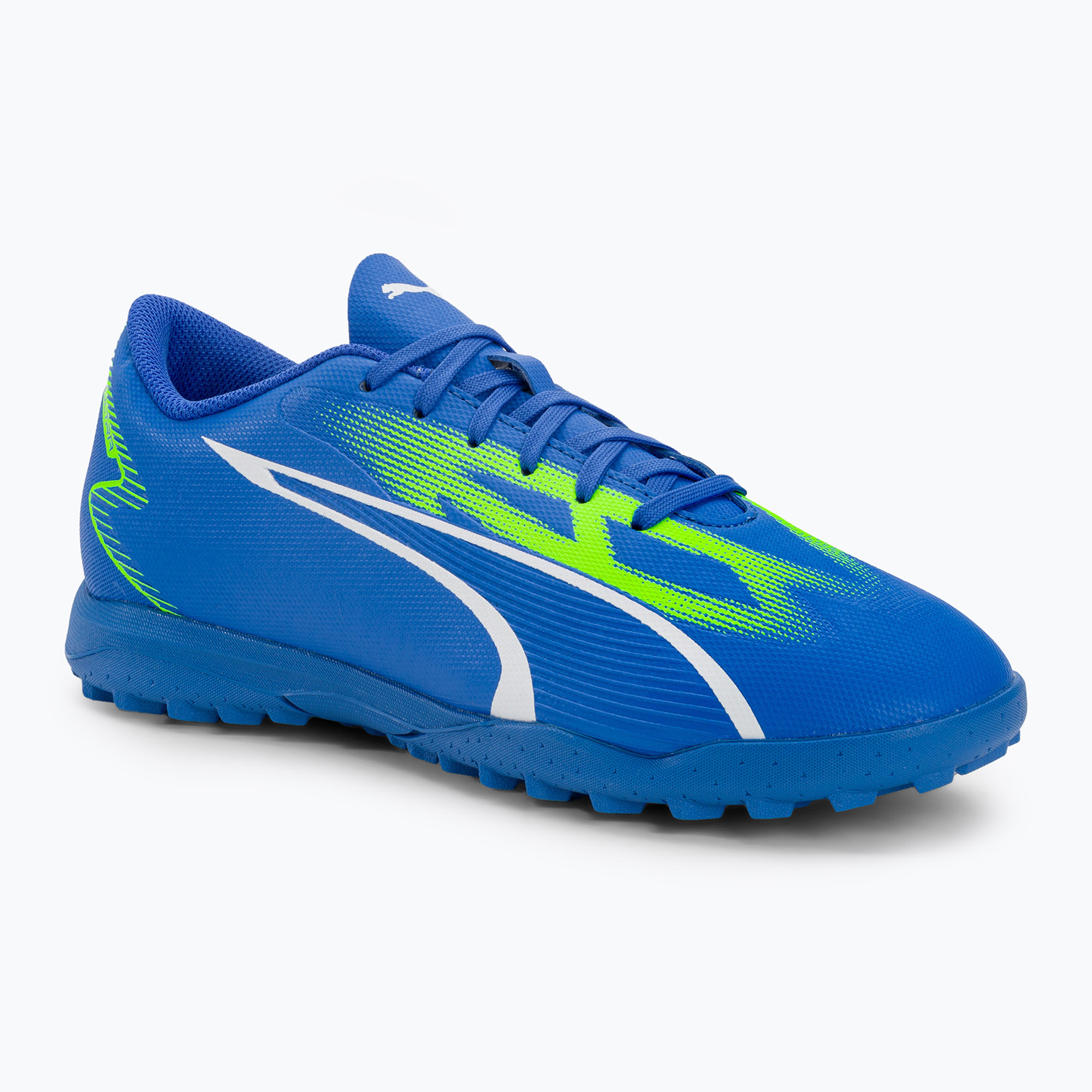 14%-kal olcsóbban.  PUMA Ultra Play TT Jr gyermek focicipő ultra kék/puma fehér/pro zöld. Méret: 38.5 (5.5 UK)