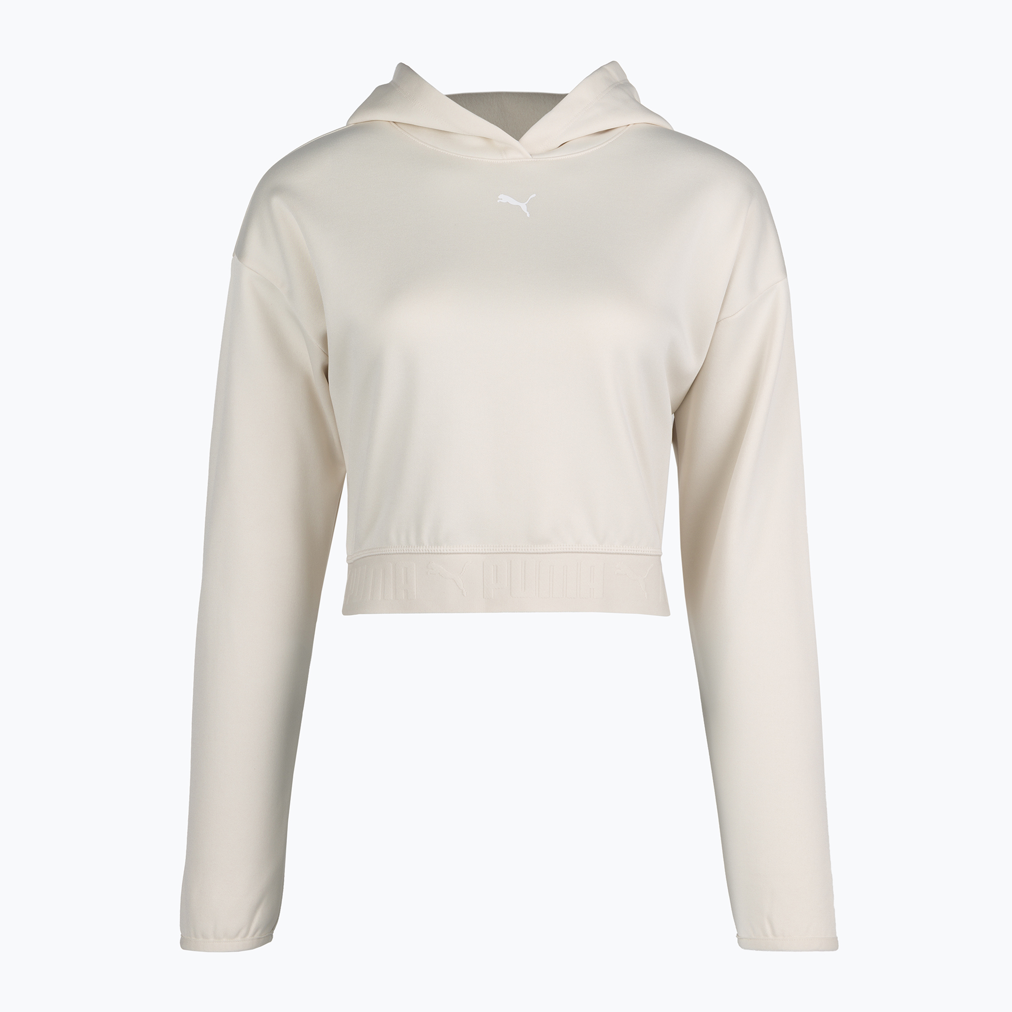 37%-kal olcsóbban.  Női edzés pulóver PUMA Strong Power Fleece Hoodie alpesi hó. Méret: M