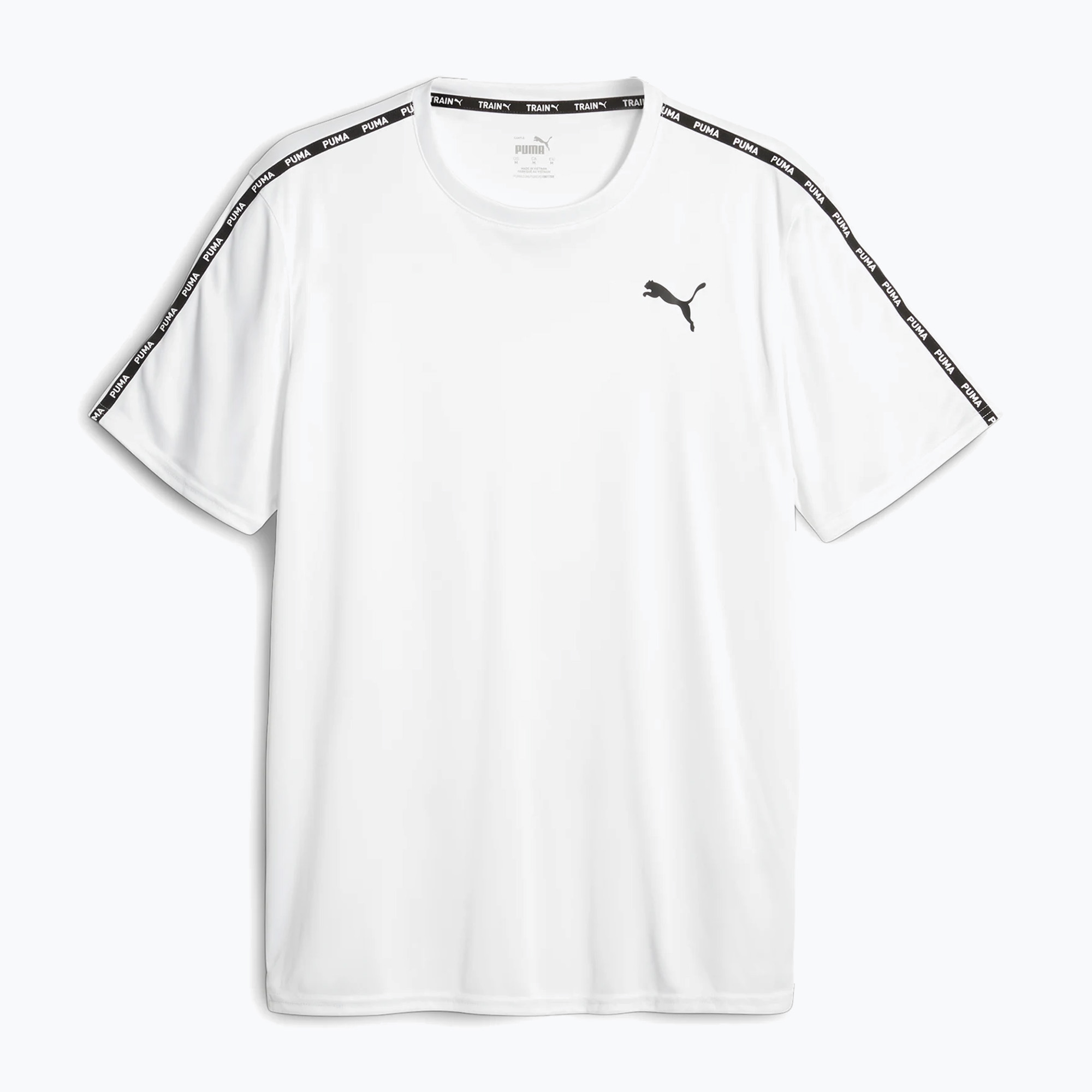37%-kal olcsóbban.  Férfi edző póló PUMA Essentials Taped puma fehér. Méret: M