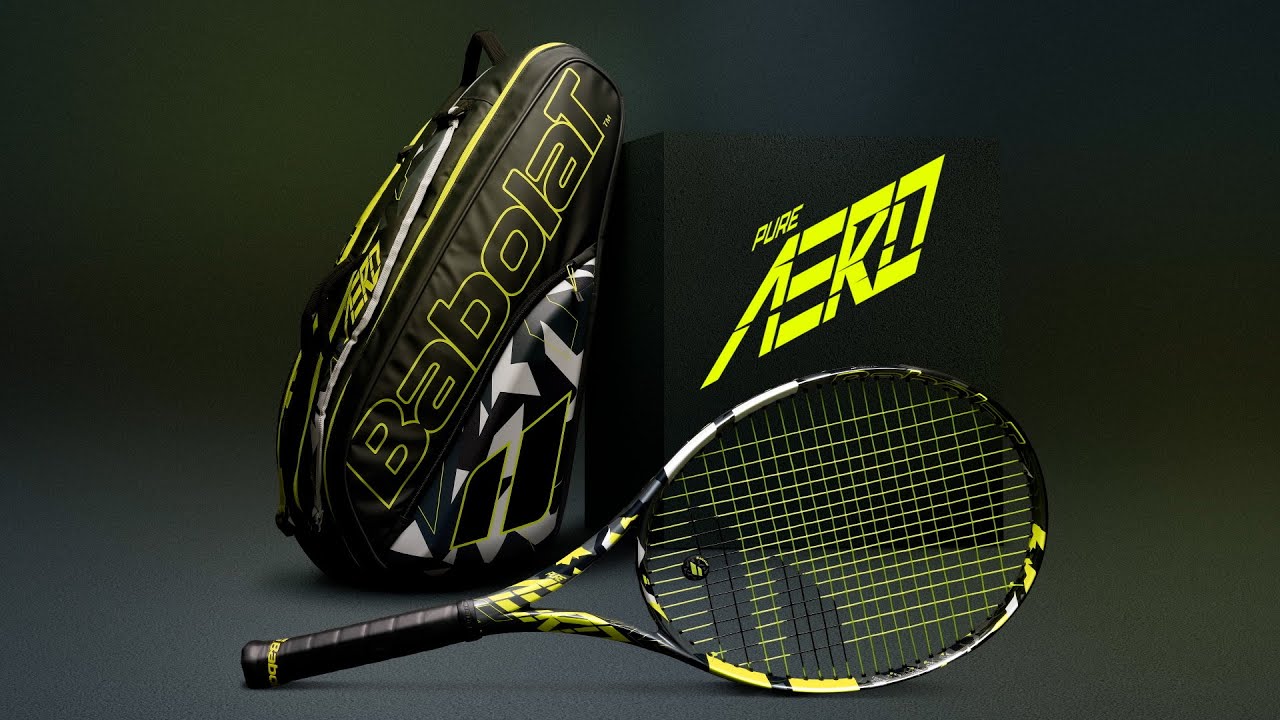 Babolat Pure Aero Junior 25 gyermek teniszütő szürke-sárga 140468