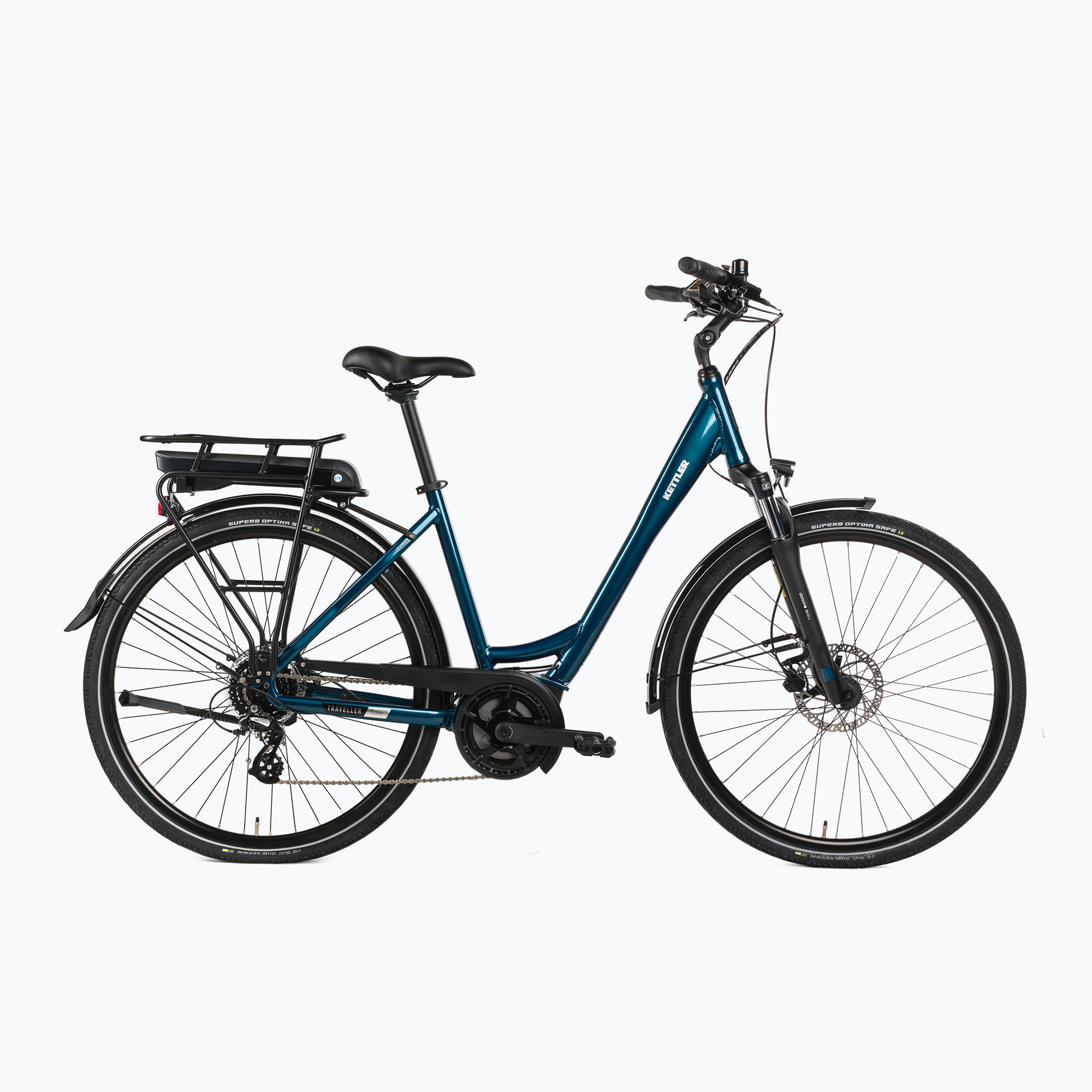 41%-kal olcsóbban.  Kettler Traveller E-Silver 8 500 W elektromos kerékpár kék KB147-ICKW50_500. Méret: 55