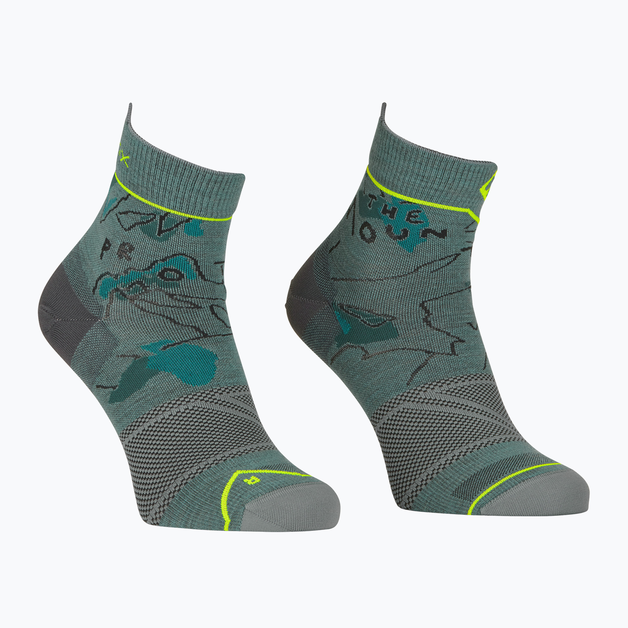 25%-kal olcsóbban.  Férfi trekking zokni ORTOVOX Alpine Light Quarter szürke 5489100003. Méret: 45-47 EU