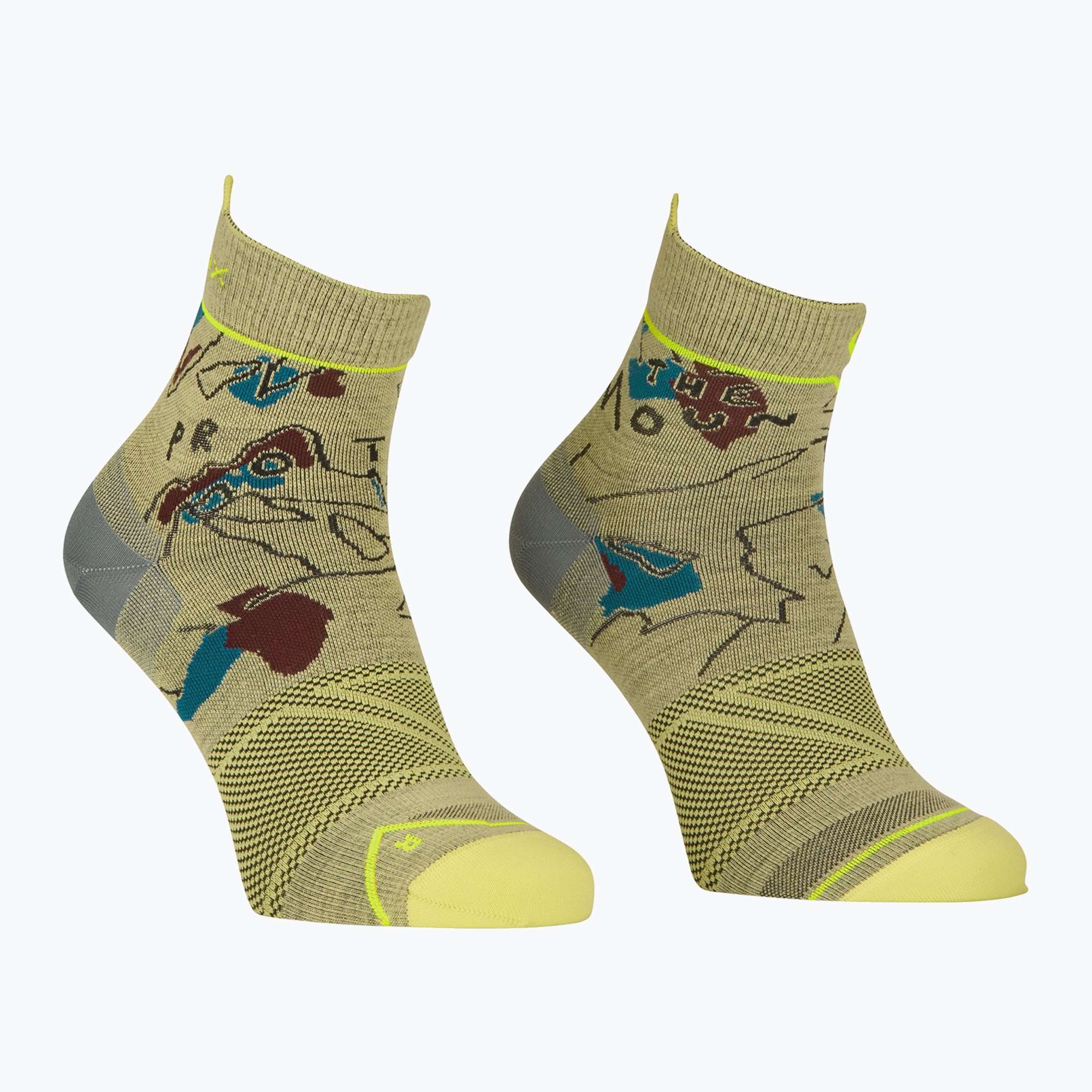 25%-kal olcsóbban.  Férfi trekking zokni ORTOVOX Alpine Light Quarter piros 5489100008. Méret: 39-41 EU