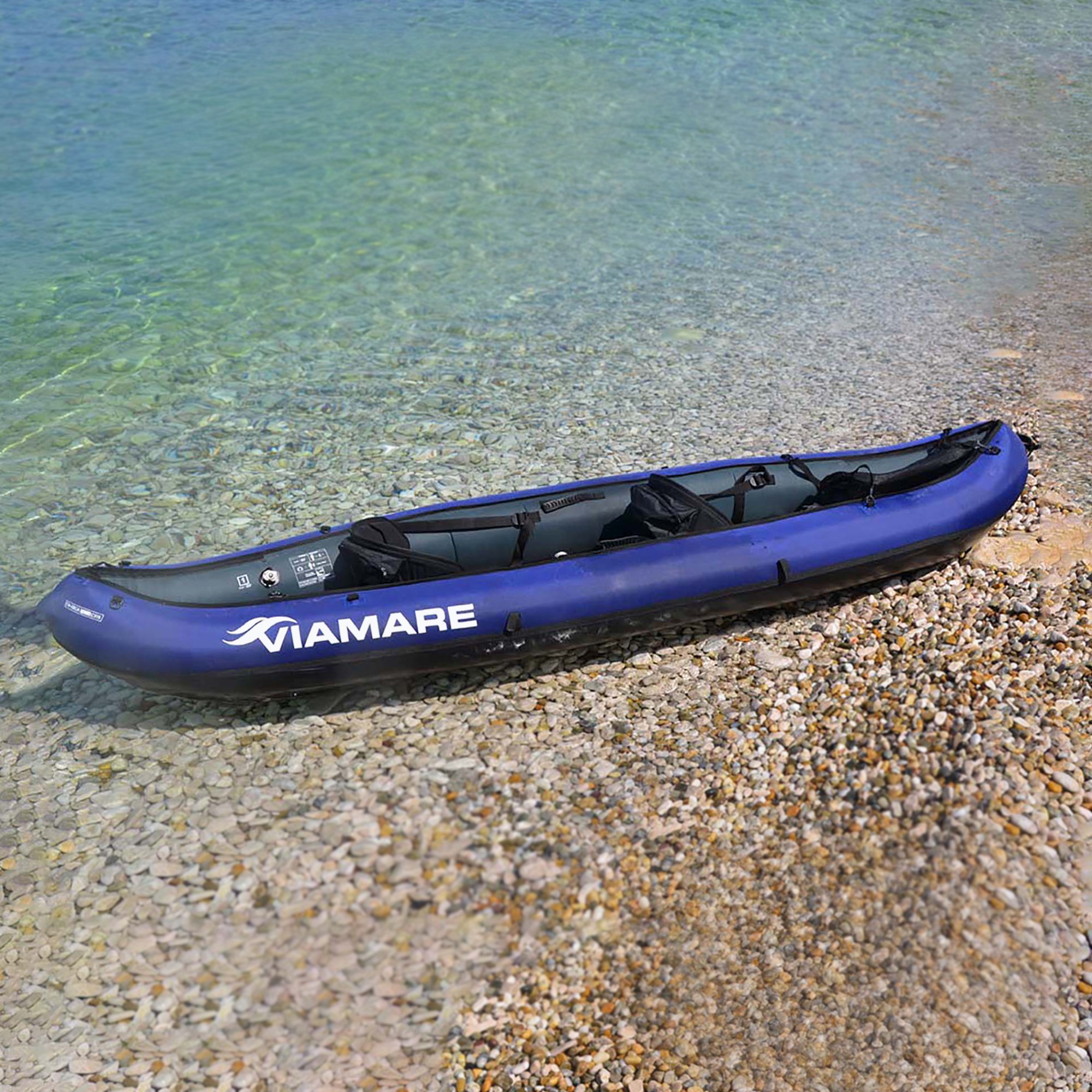 Kajak 2 személyes Viamare 330 kék. Méret: 330 x 94 cm / 200 kg