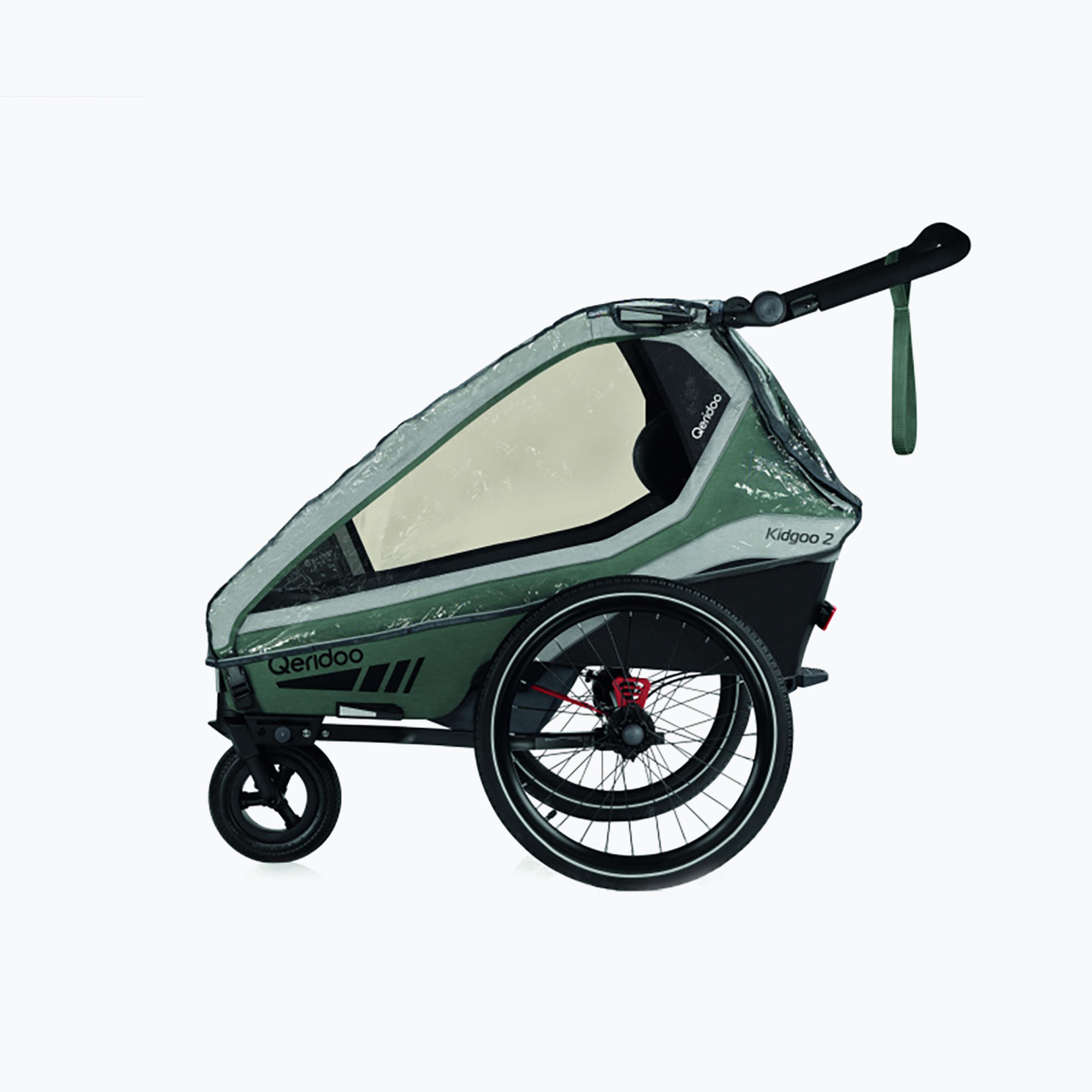 Qeridoo Pro Kidgoo 2 / Kidgoo 2 Sport esővédő 2022 átlátszó. Méret: OS