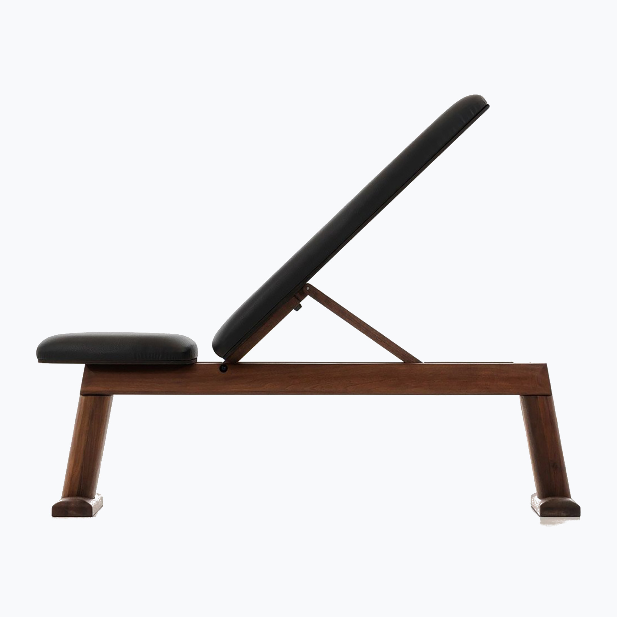 NOHrD Bench Press klasszikus diófa természetes bőr. Méret: OS