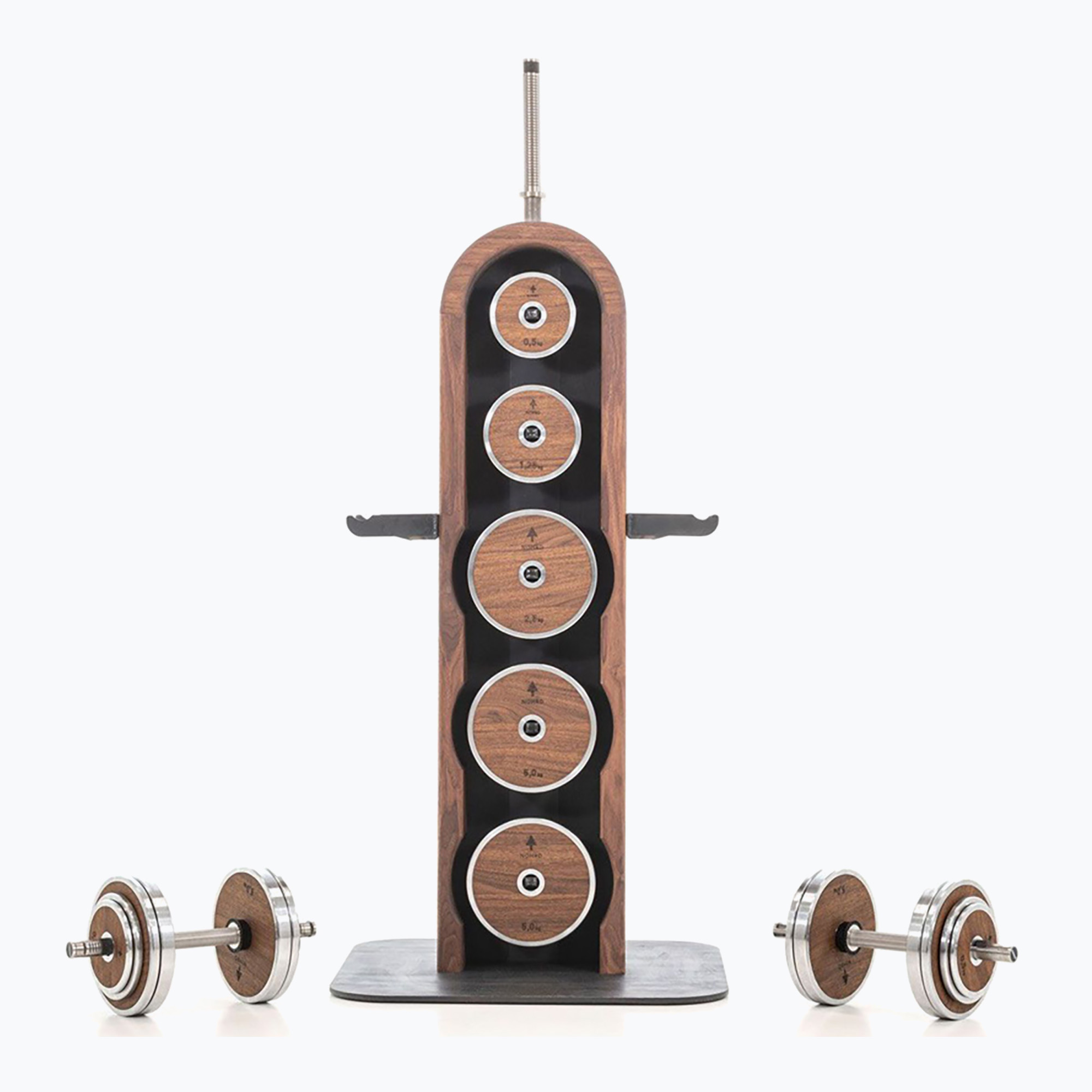 Súlyzó készlet állvánnyal NOHrD WeightPlate torony Oxbridge Cherry. Méret: OS