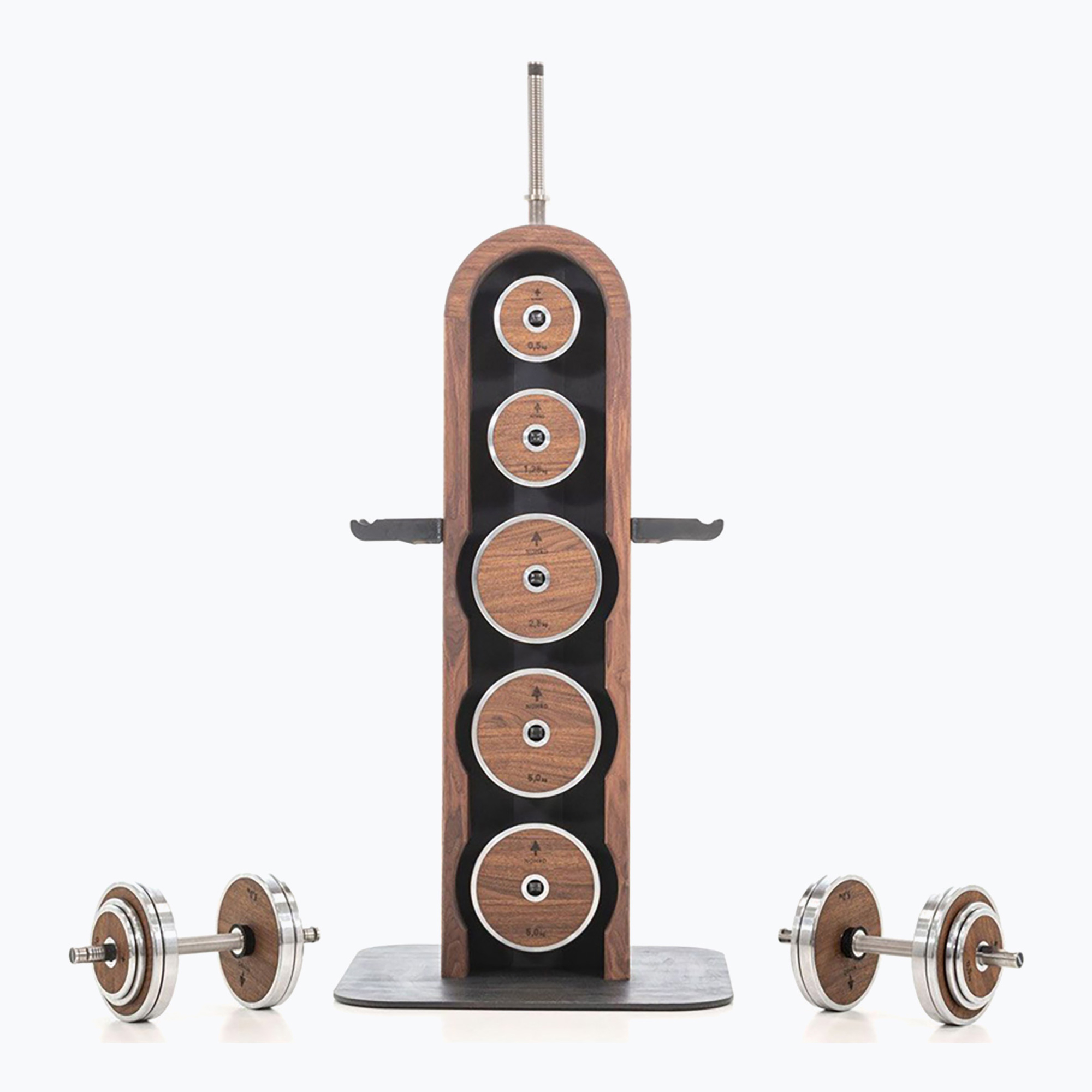 Súlykészlet állvánnyal NOHrD WeightPlate torony Shadow Ash. Méret: OS