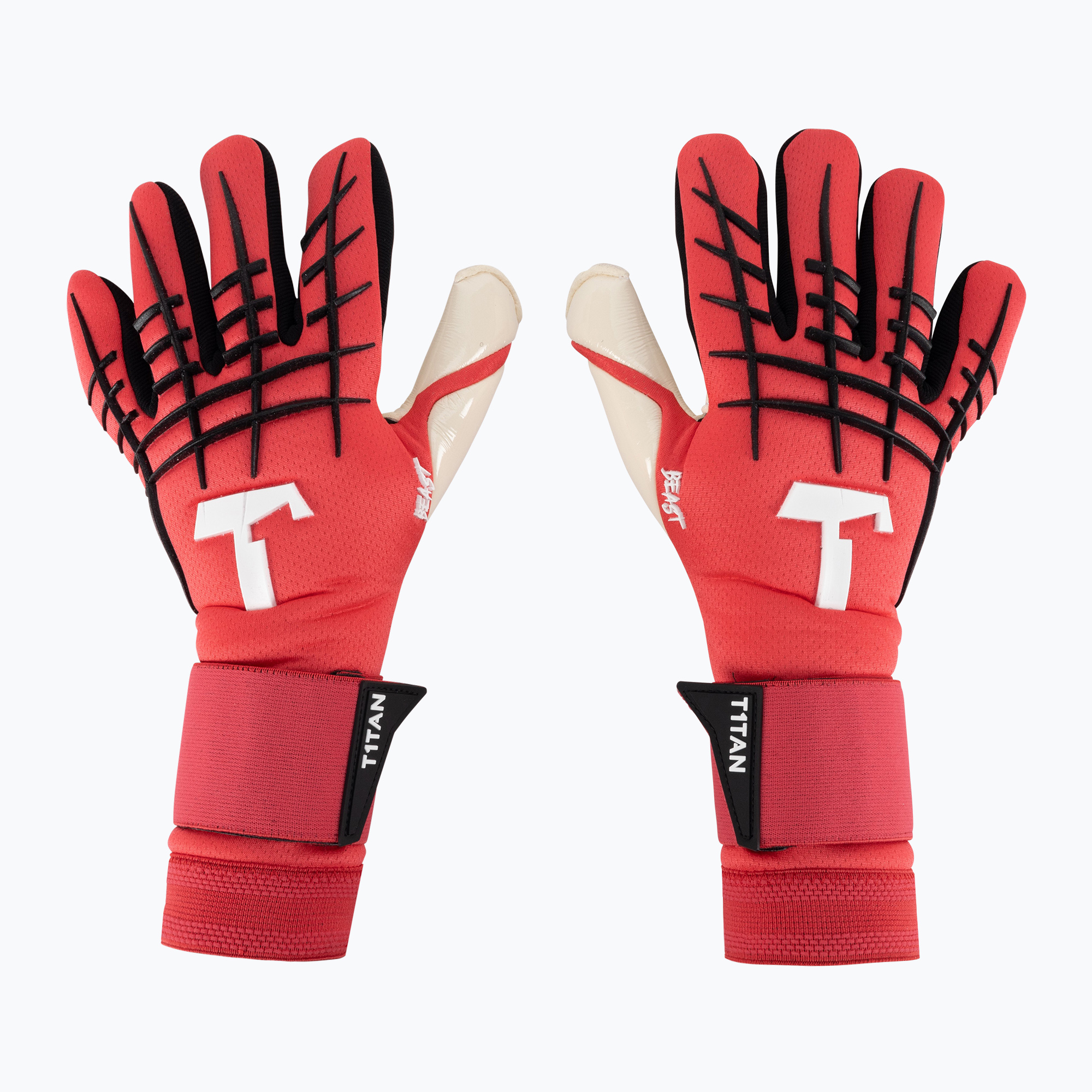 T1TAN Beast 3.0 kapuskesztyű piros. Méret: 11