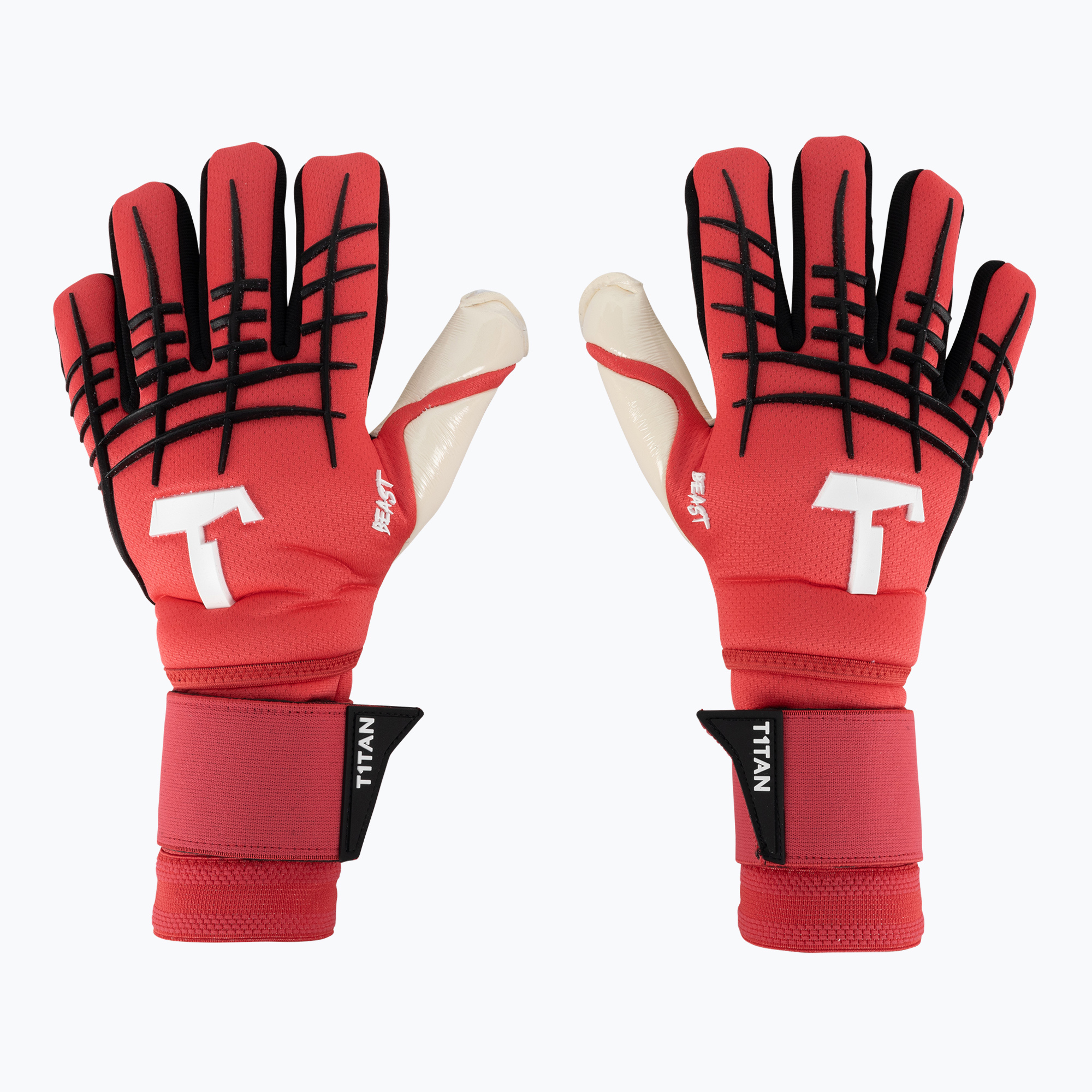 T1TAN Beast 3.0 kapuskesztyű piros. Méret: 6