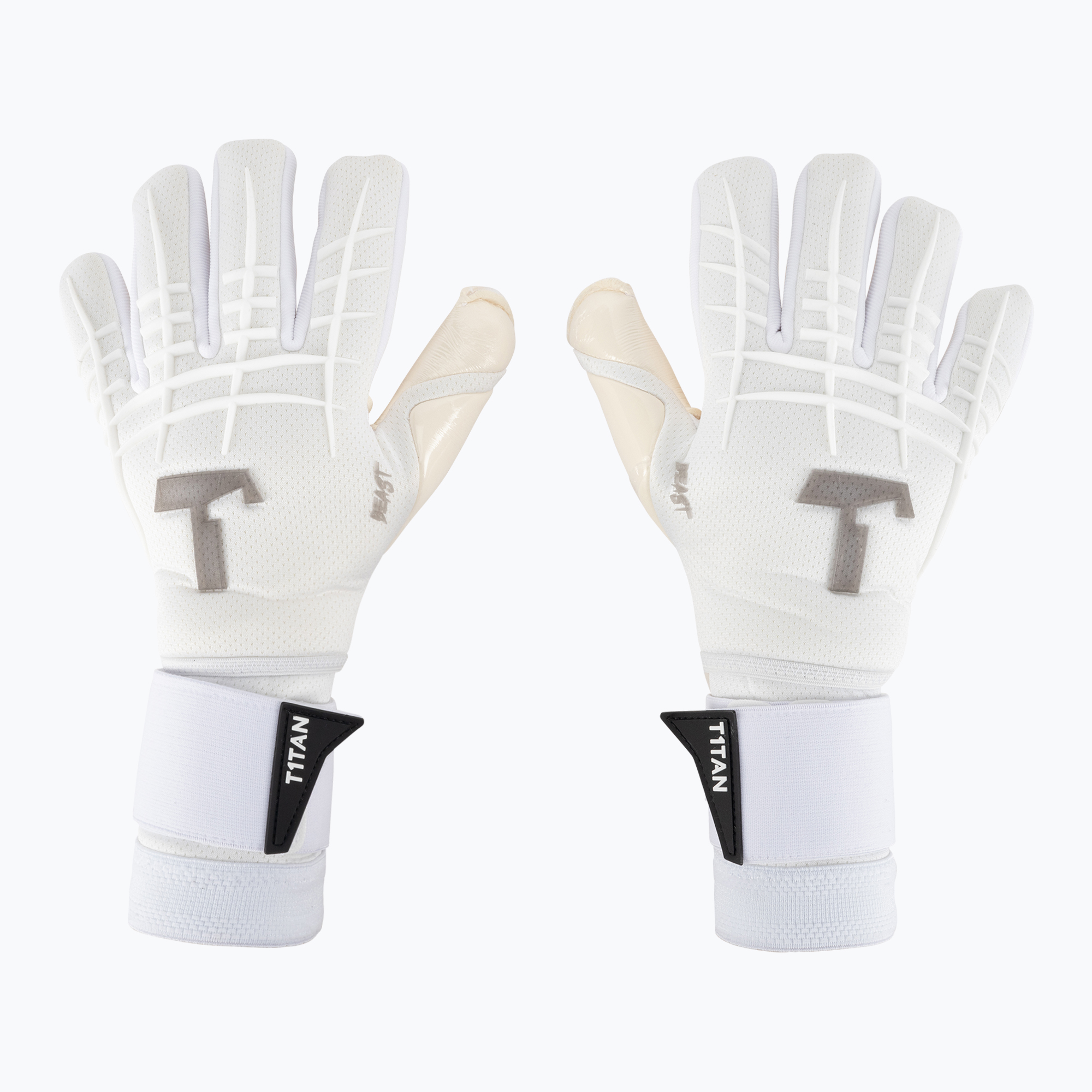 T1TAN Beast 3.0 FP fehér kapuskesztyű. Méret: 7