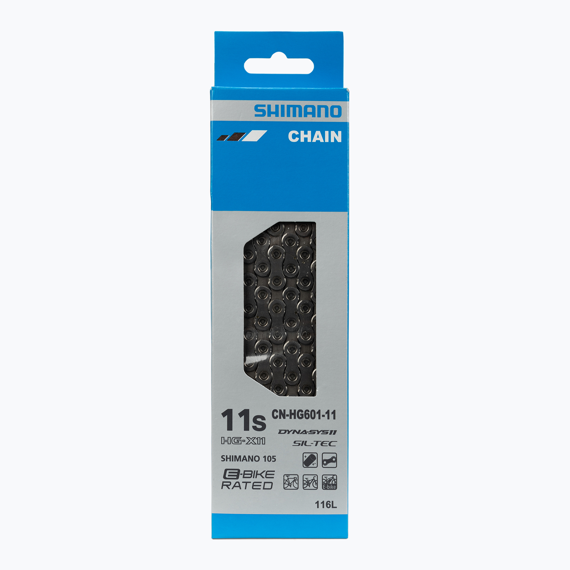 25%-kal olcsóbban.  Shimano kerékpár lánc CN-HG601 + Pin 11rz 116 láncszemek. Méret: 11 rz / 116