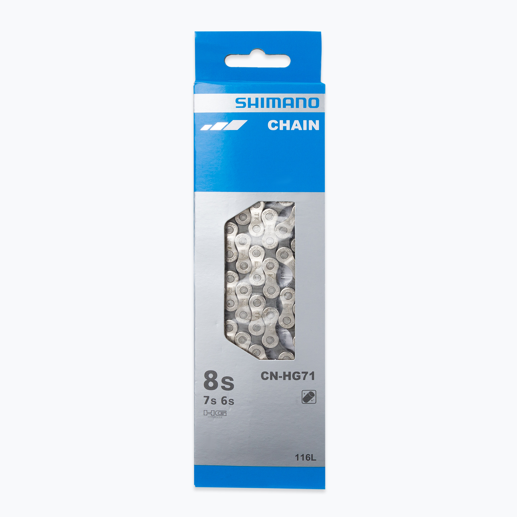 31%-kal olcsóbban.  Shimano CN-HG71 lánc 116 láncszem ezüstszürke ECNHG71C116I. Méret: 6 / 7 / 8 rz / 116