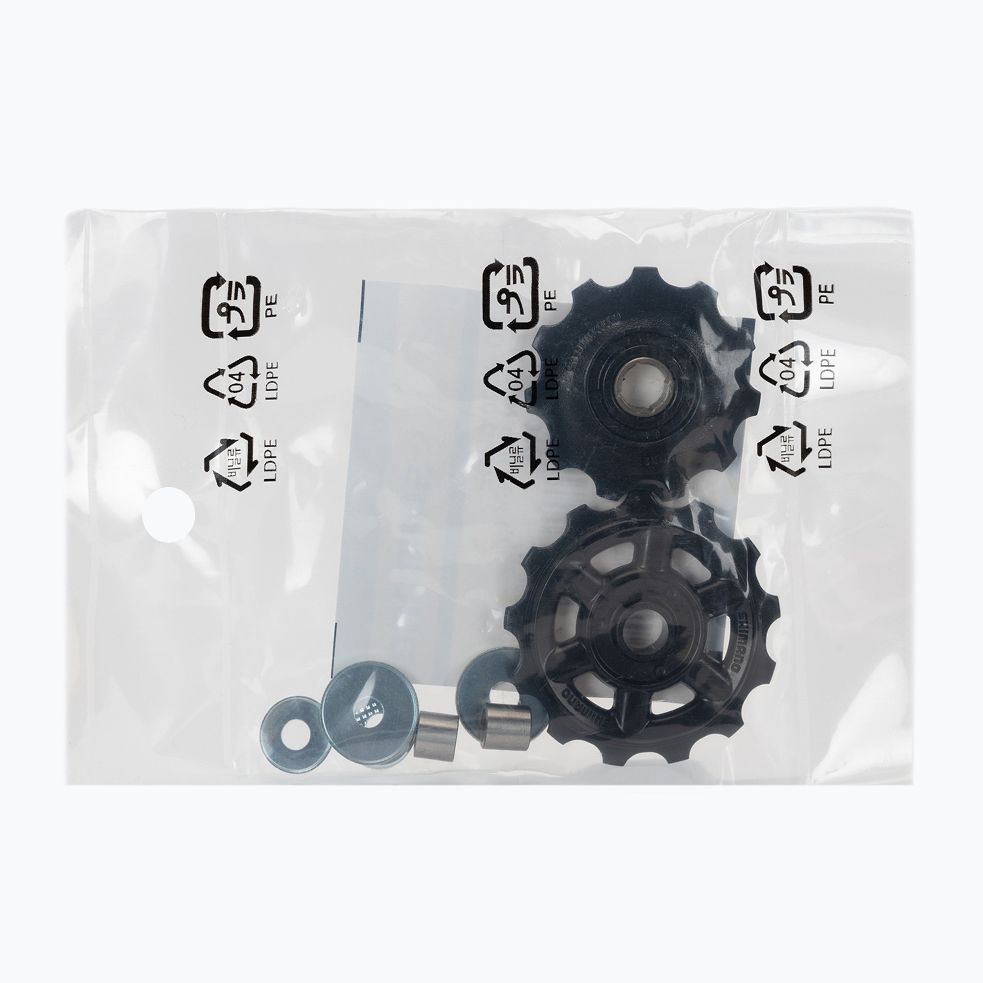 12%-kal olcsóbban.  Shimano váltókerekek Y51L98010 az RDA070-hez felső + alsó fekete Y51L98010. Méret: OS