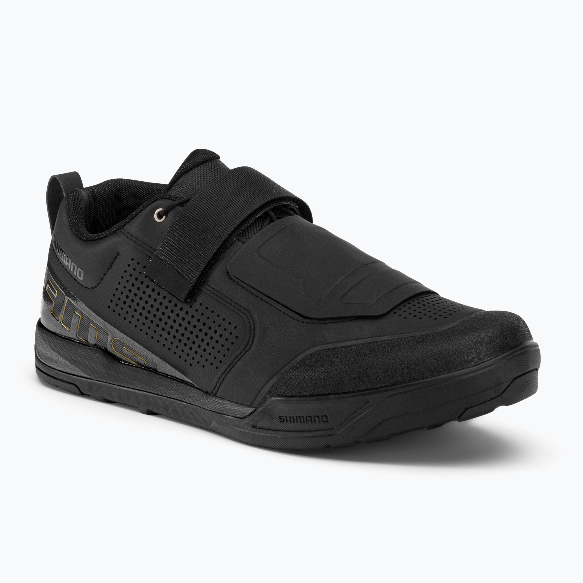 20%-kal olcsóbban.  Férfi MTB kerékpáros cipő Shimano SH-AM903 fekete ESHAM903MCL01S44000. Méret: 46 EU