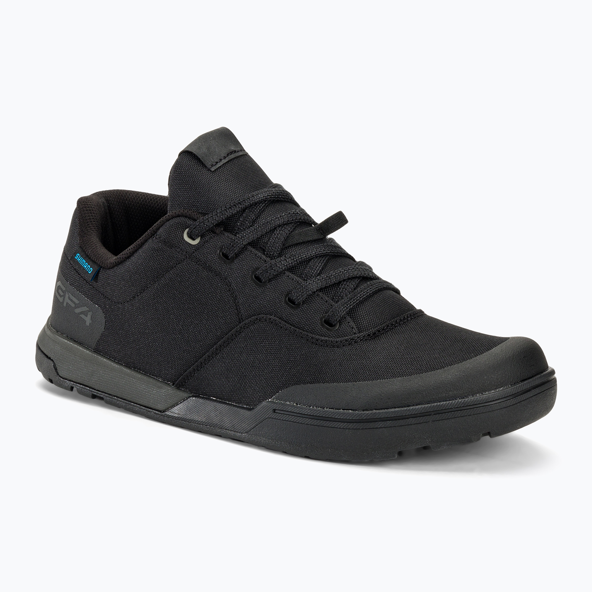 Férfi platform kerékpáros cipő Shimano SH-GF400 fekete. Méret: 45 EU