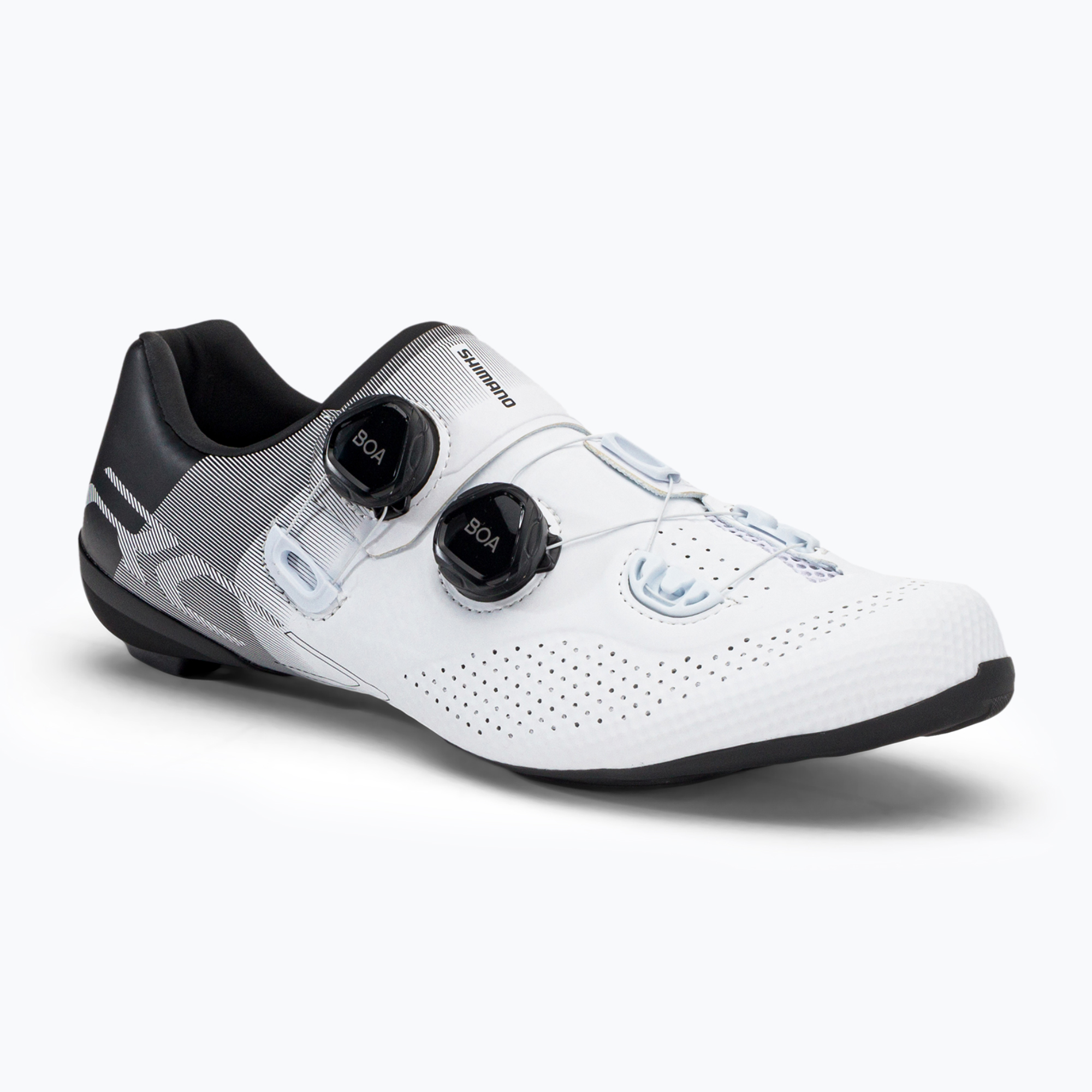 Shimano SH-RC702 férfi kerékpáros cipő fehér ESHRC702MCW01S47000. Méret: 45 EU