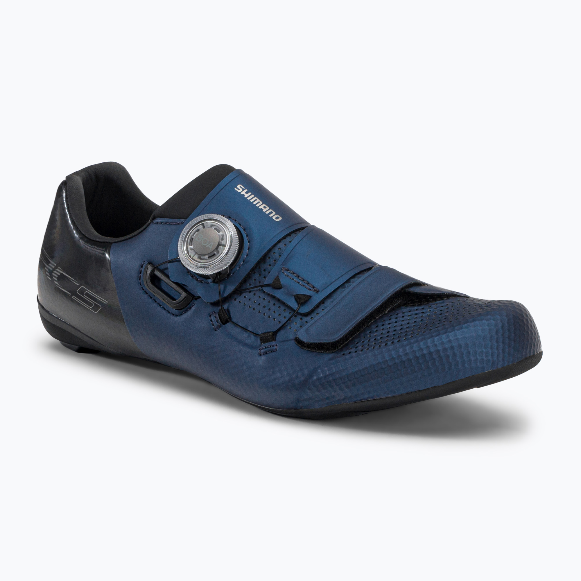 10%-kal olcsóbban.  Shimano SH-RC502 férfi kerékpáros cipő sötétkék ESHRC502MCB01S47000. Méret: 46 EU