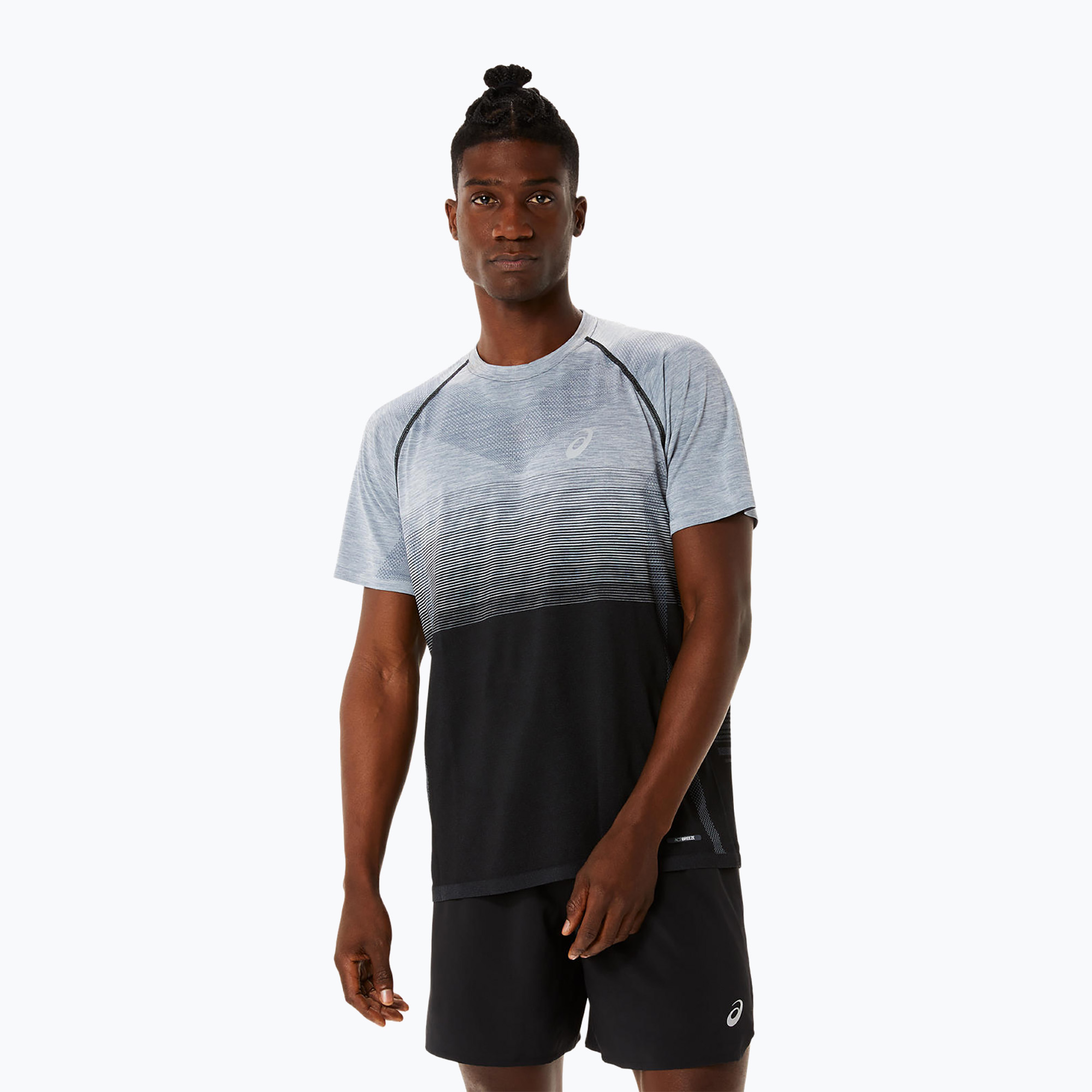 23%-kal olcsóbban.  Férfi futópóló ASICS Seamless performance black/carrier grey. Méret: L