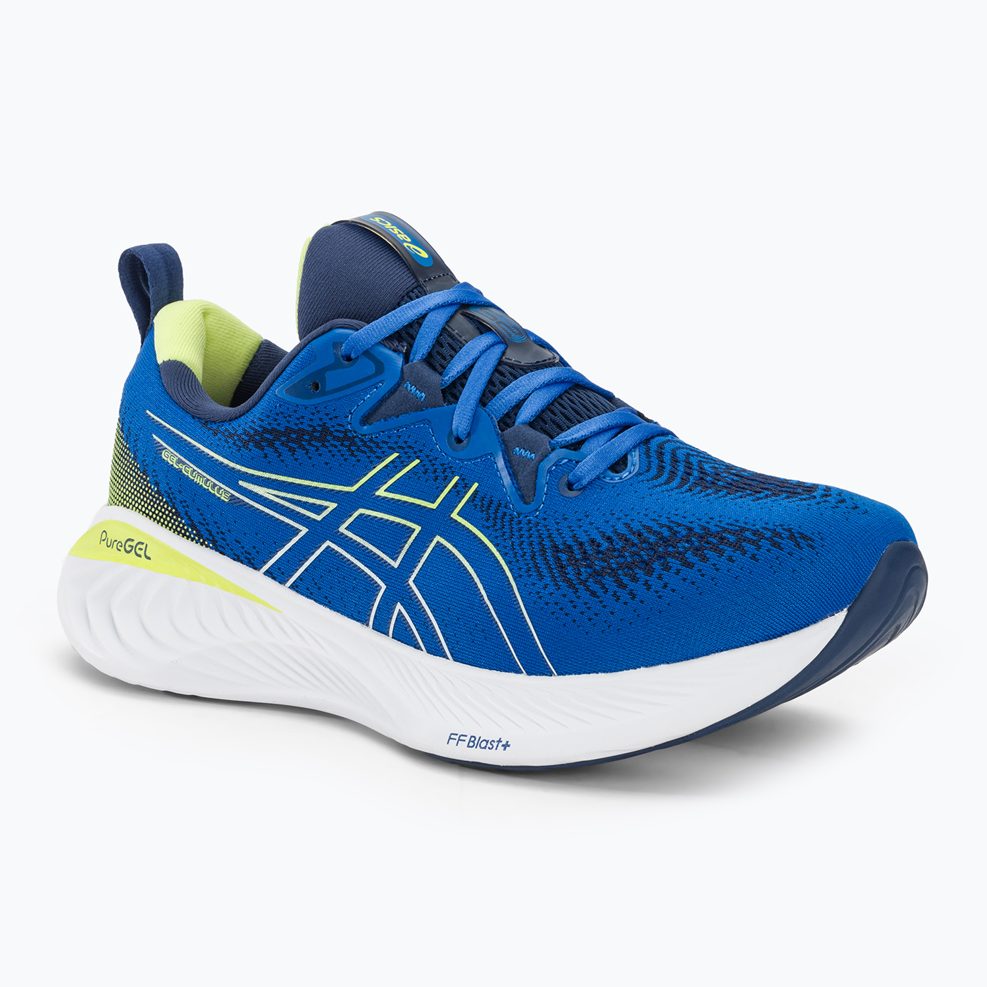 15%-kal olcsóbban.  Férfi futócipő ASICS Gel-Cumulus 25 illusion blue/glow yellow