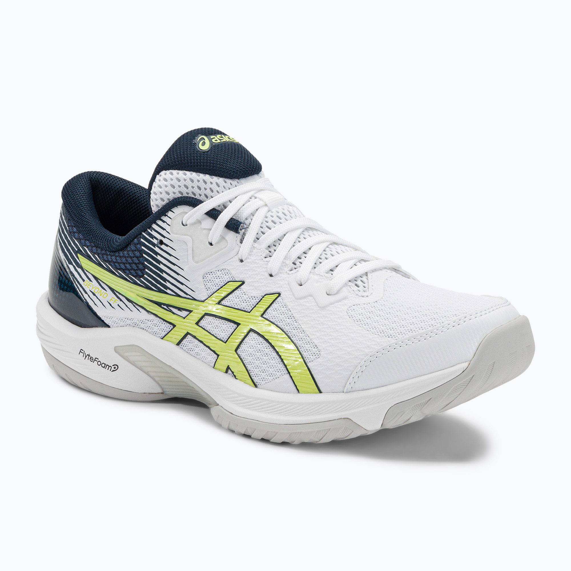13%-kal olcsóbban.  ASICS Beyond FF röplabda cipő fehér / sárga izzó. Méret: 47 EU