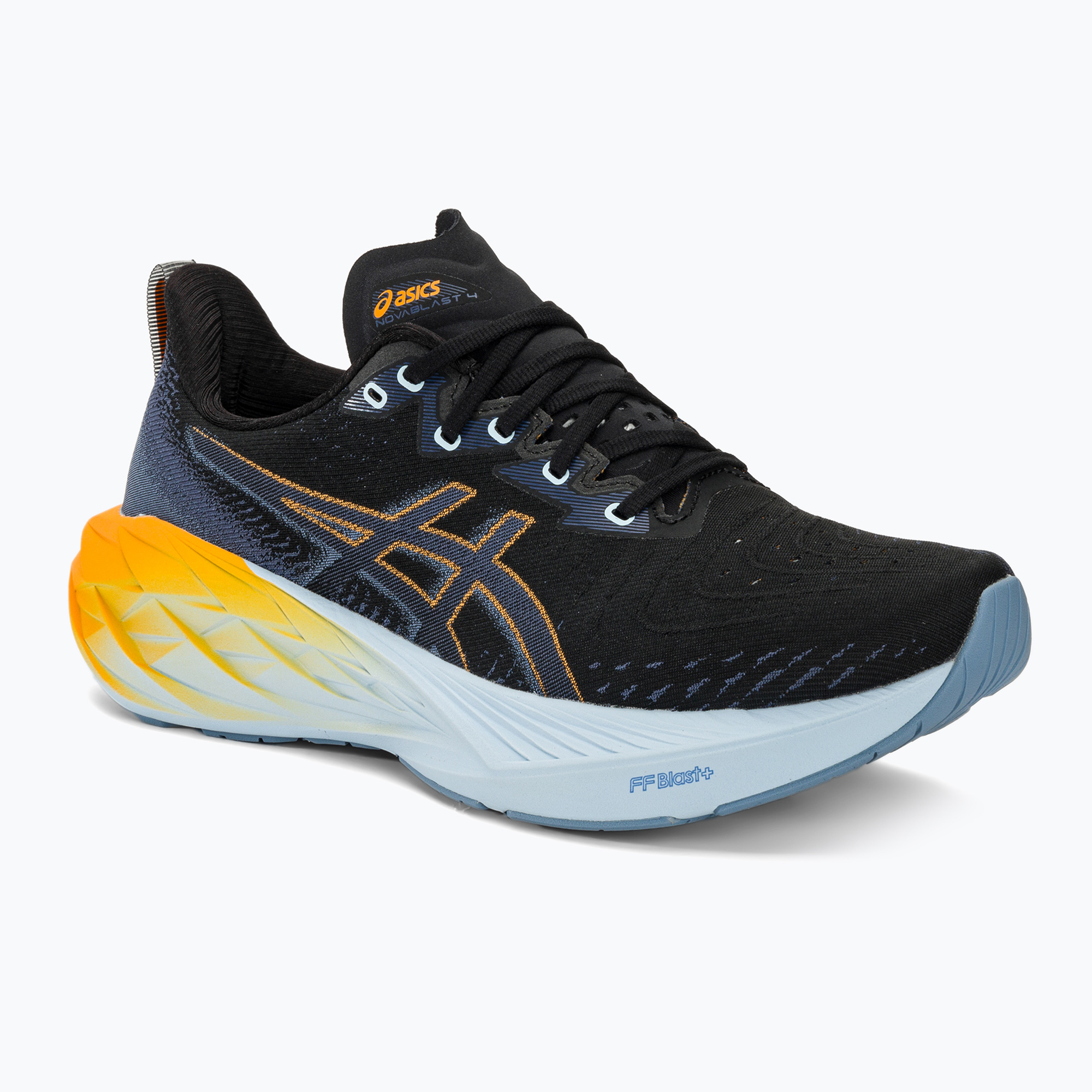 15%-kal olcsóbban.  ASICS Novablast 4 fekete/vöröskék férfi futócipő
