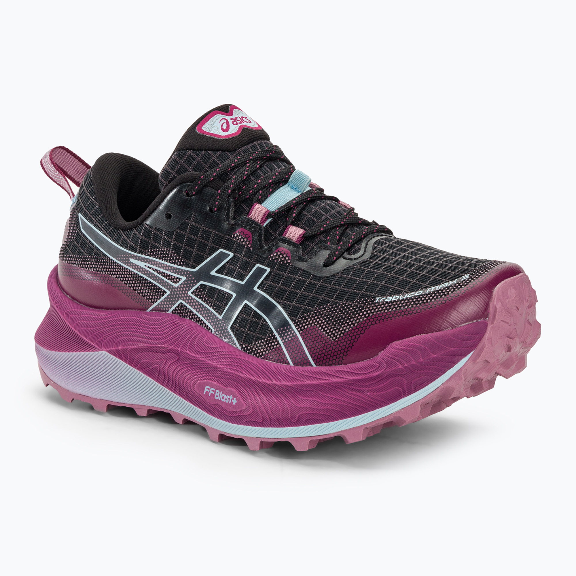15%-kal olcsóbban.  Női futócipő ASICS Trabuco Max 3 black/light blue. Méret: 40.5 EU