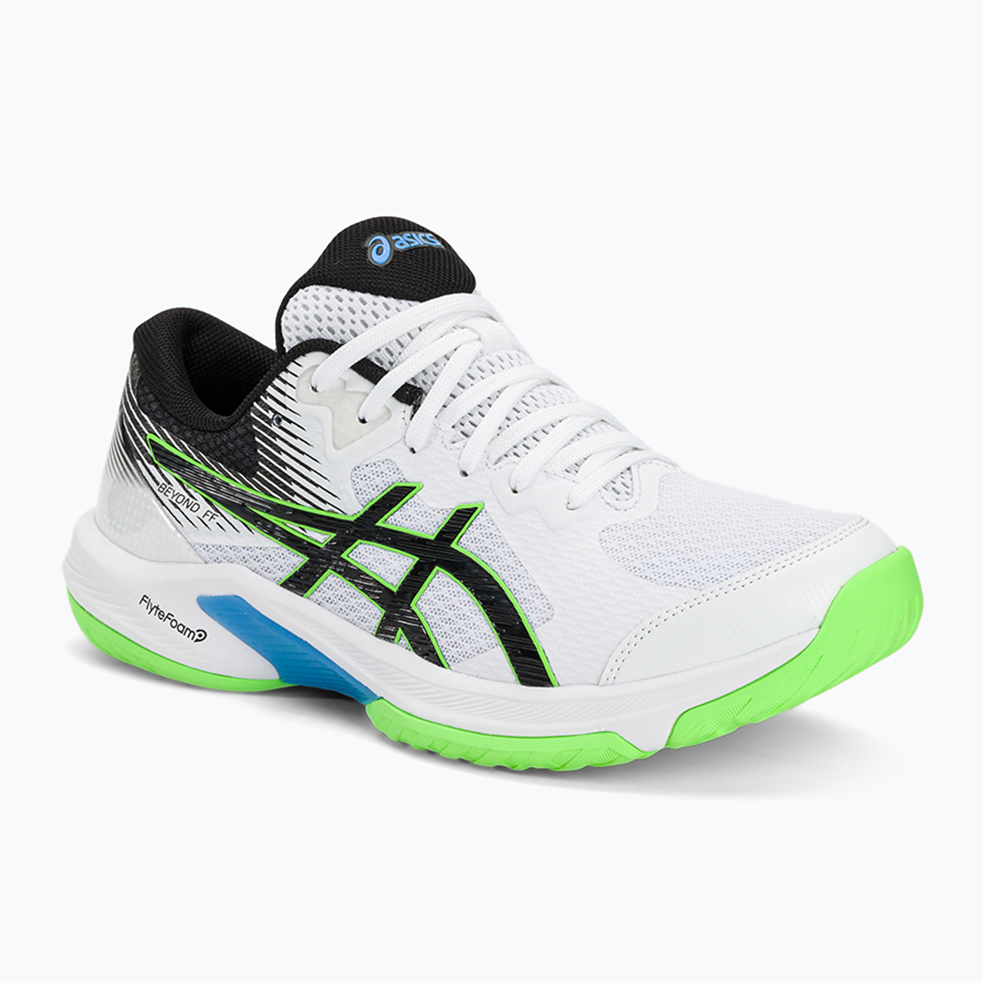11%-kal olcsóbban.  Férfi röplabdacipő ASICS Beyond F white/lime burst. Méret: 46.5 EU