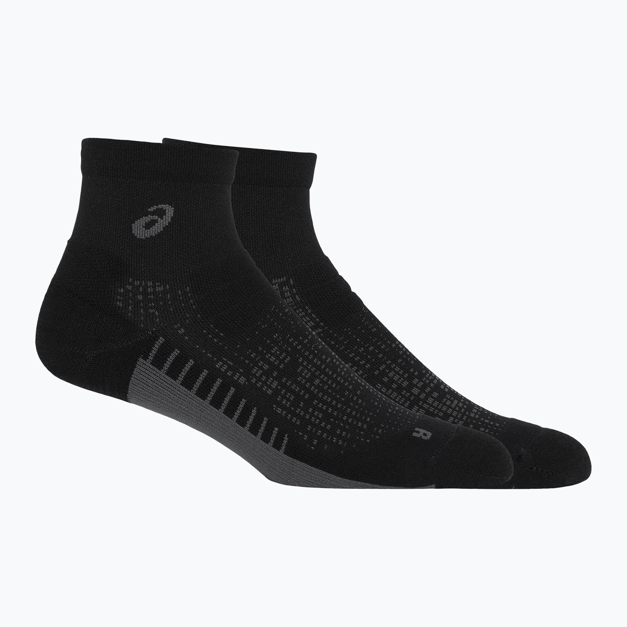 Futózokni ASICS Performance Run Quarter performance black. Méret: 47-49 EU