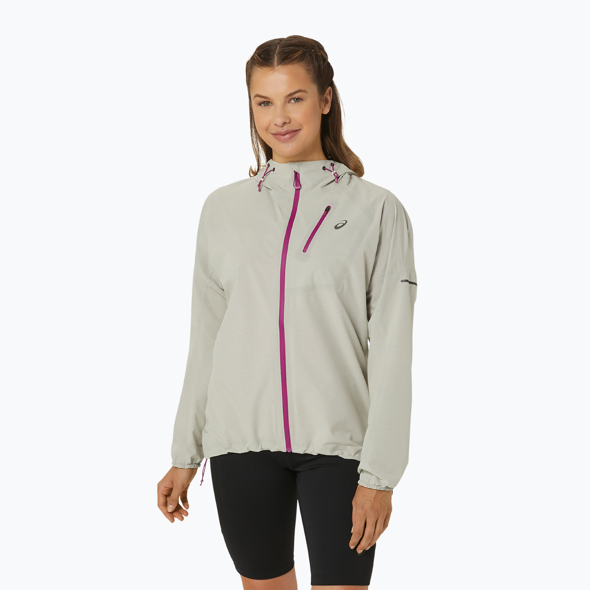 15%-kal olcsóbban.  Női futódzseki ASICS Fujitrail Waterproof birch. Méret: M