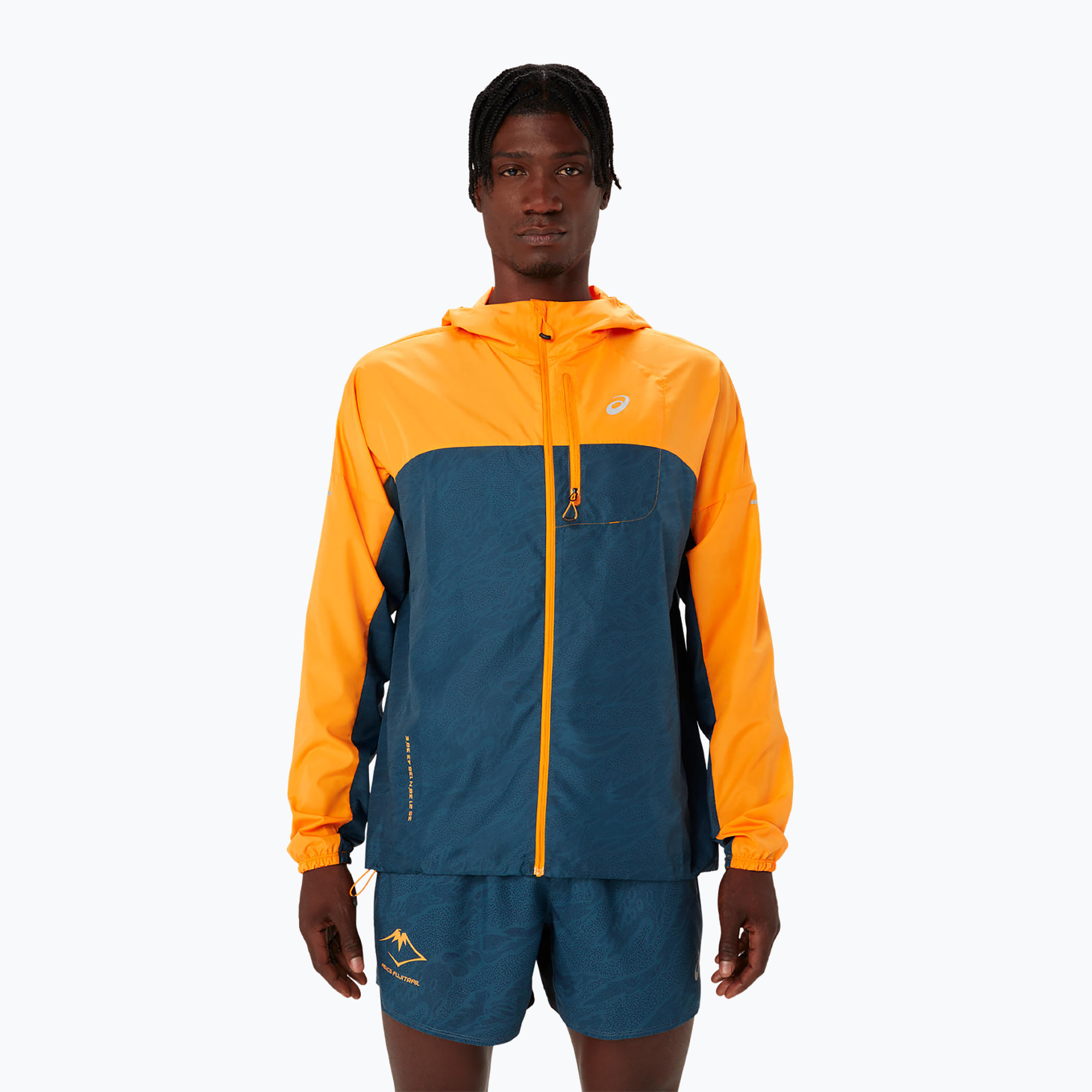 15%-kal olcsóbban.  Férfi futódzseki ASICS Fujitrail Packable fellow yellow/magnetic blue. Méret: L