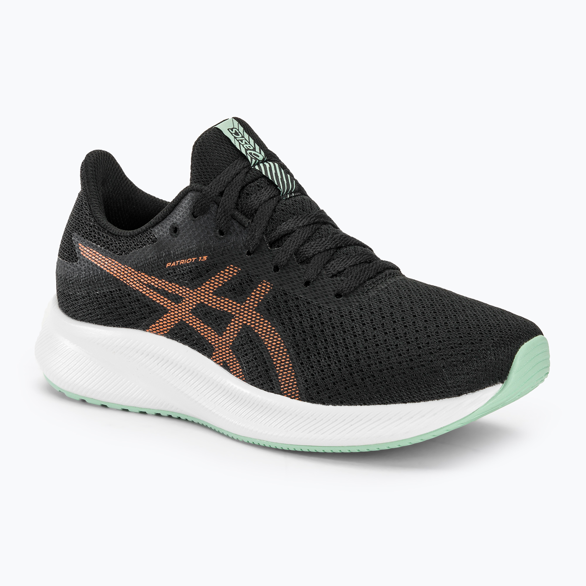 15%-kal olcsóbban.  Női futócipő ASICS Patriot 13 black/bright sunstone. Méret: 37 EU
