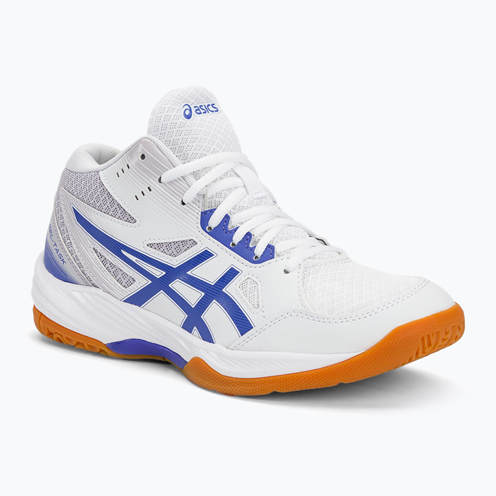 15%-kal olcsóbban.  Női röplabdacipő ASICS Gel-Task MT 3 white/sapphire. Méret: 39.5 EU
