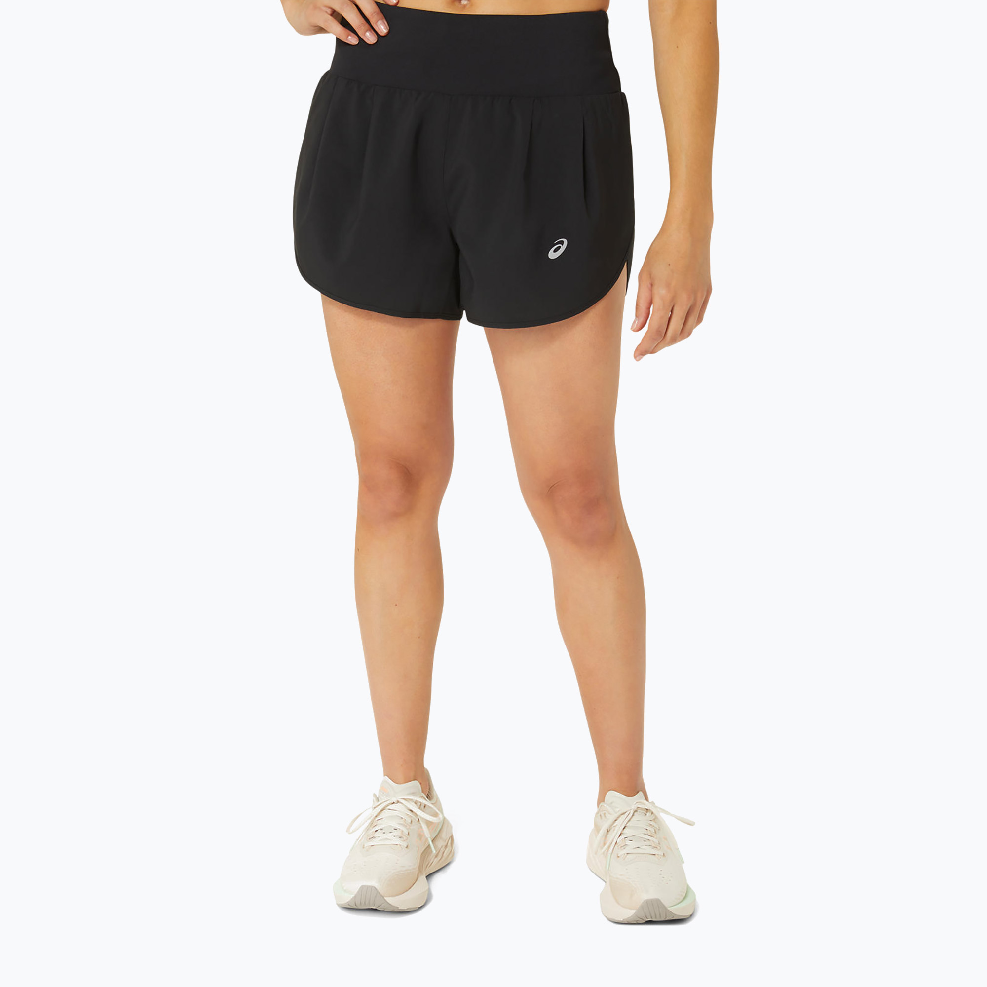 Női futó rövidnadrág ASICS Road 3.5IN performance black. Méret: L