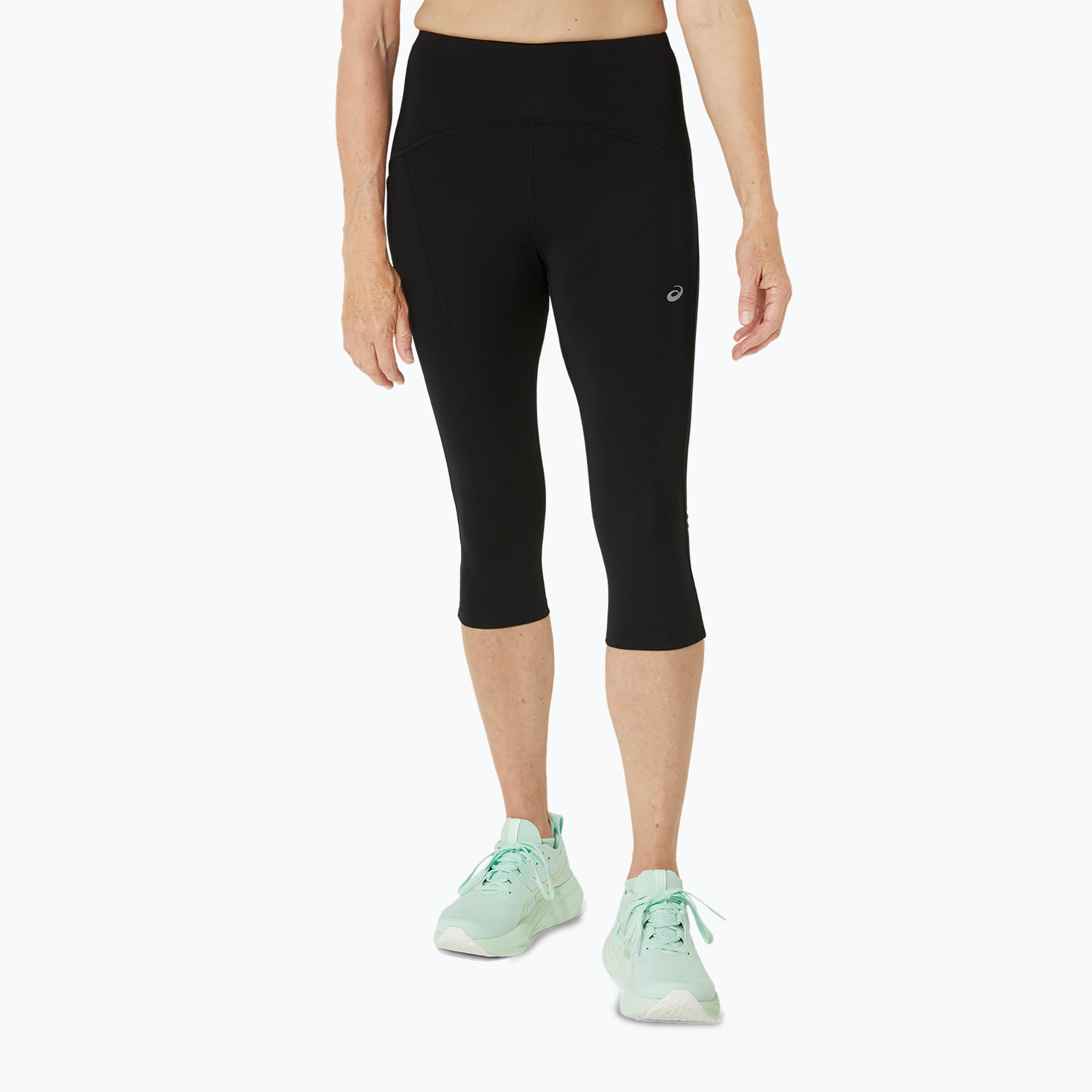 15%-kal olcsóbban.  Női futó leggings ASICS High Waist Capri performance black