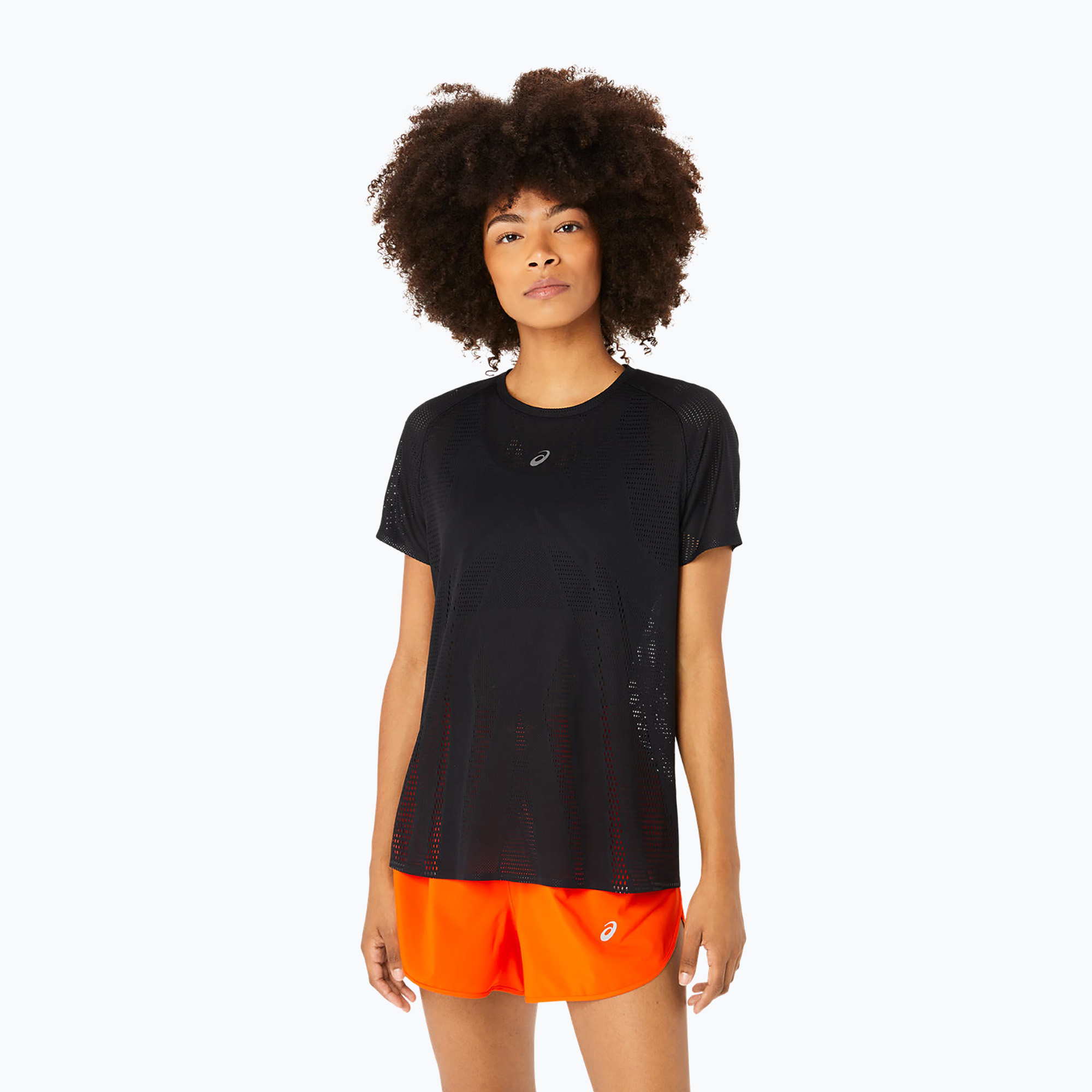 Női futópóló ASICS Metarun performance black. Méret: XS