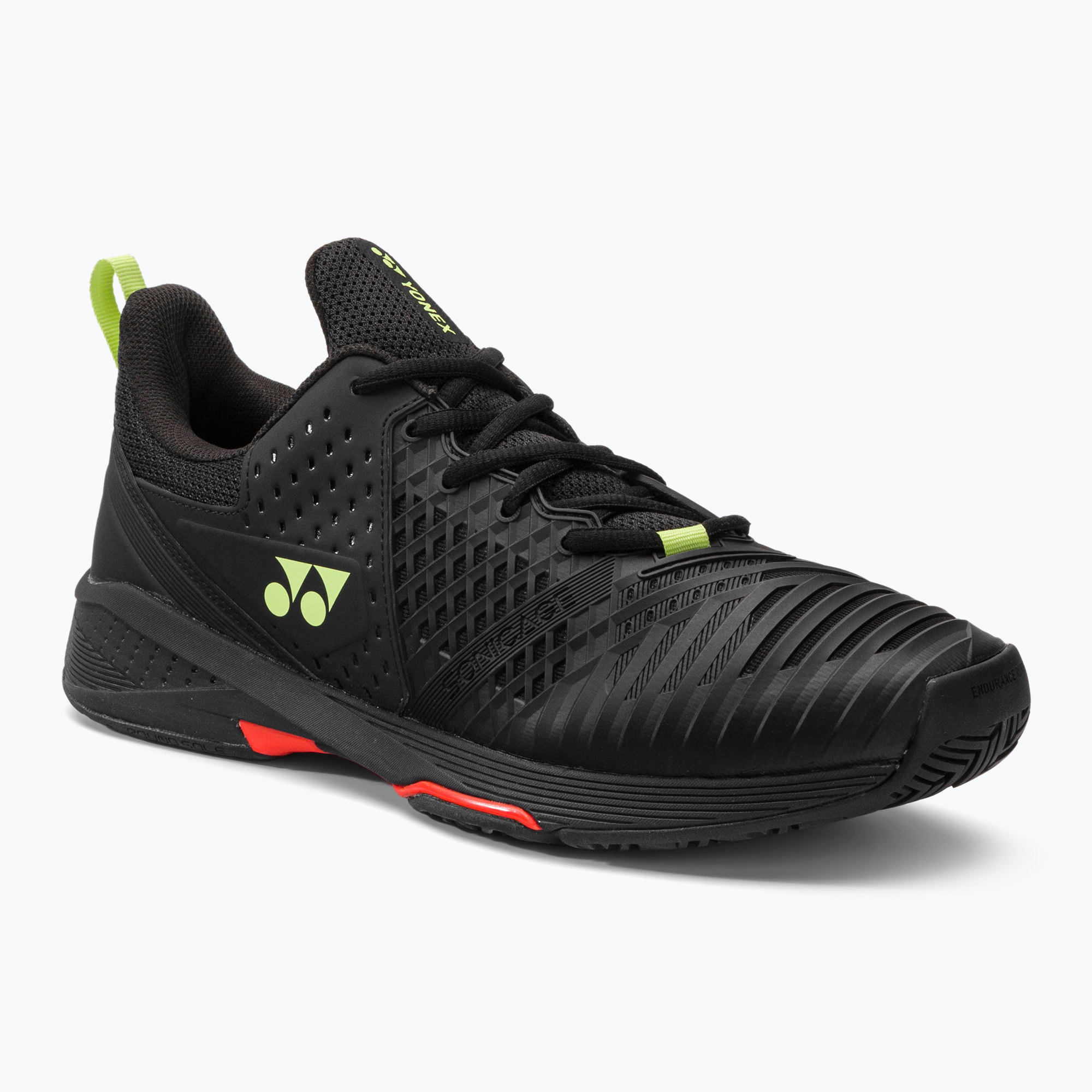 19%-kal olcsóbban.  YONEX férfi tenisz cipő Sonicage 3 fekete STMSON32. Méret: 44.5 EU