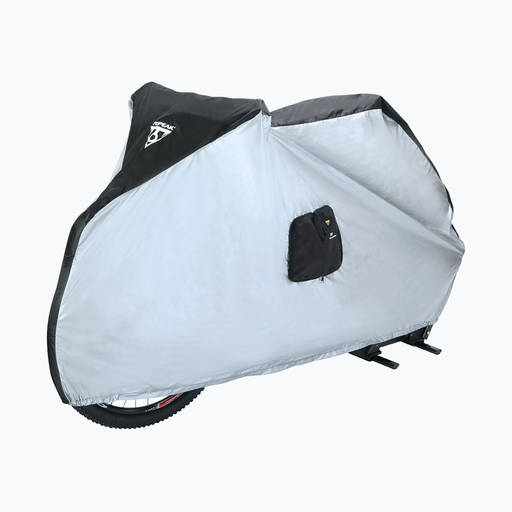 15%-kal olcsóbban.  Kerékpárvédő Topeak Bike Cover fehér/fekete T-TBC003. Méret: 27.5' / 29'