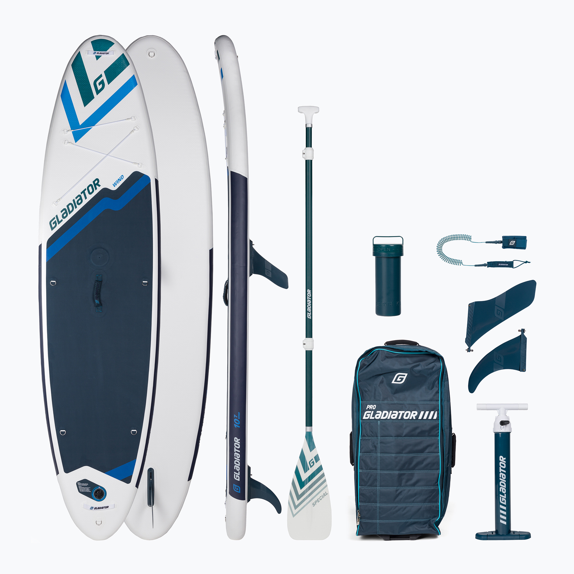 SUP deszka Gladiator Pro WS 10'7 "x32 "x4.7". Méret: 10'7" x 32" x 4.7"