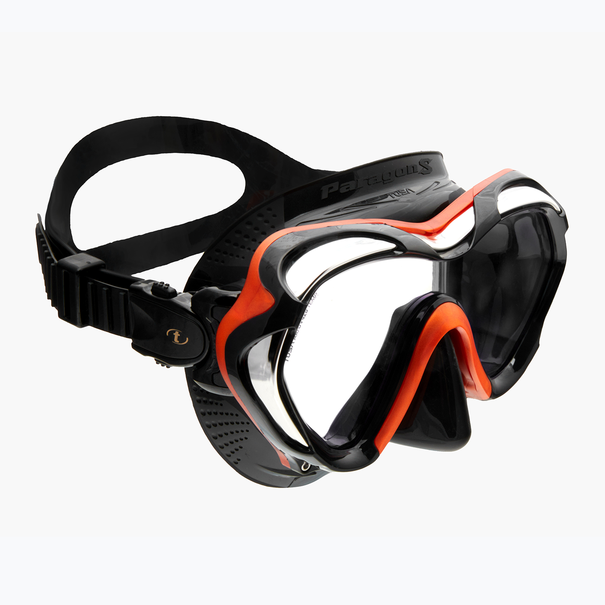 TUSA Paragon S maszk narancssárga M-1007. Méret: OS