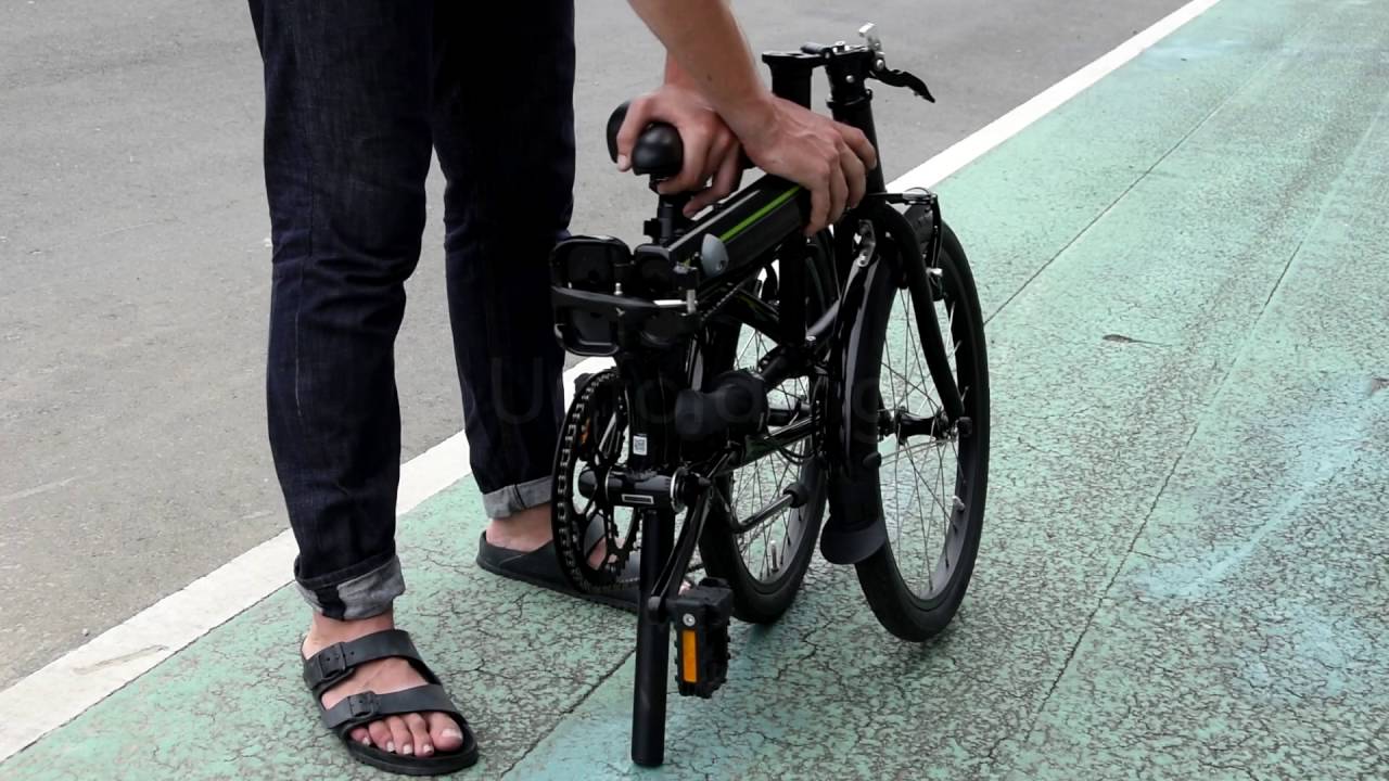 Összecsukható városi kerékpár Tern LINK B7 tengerészkék