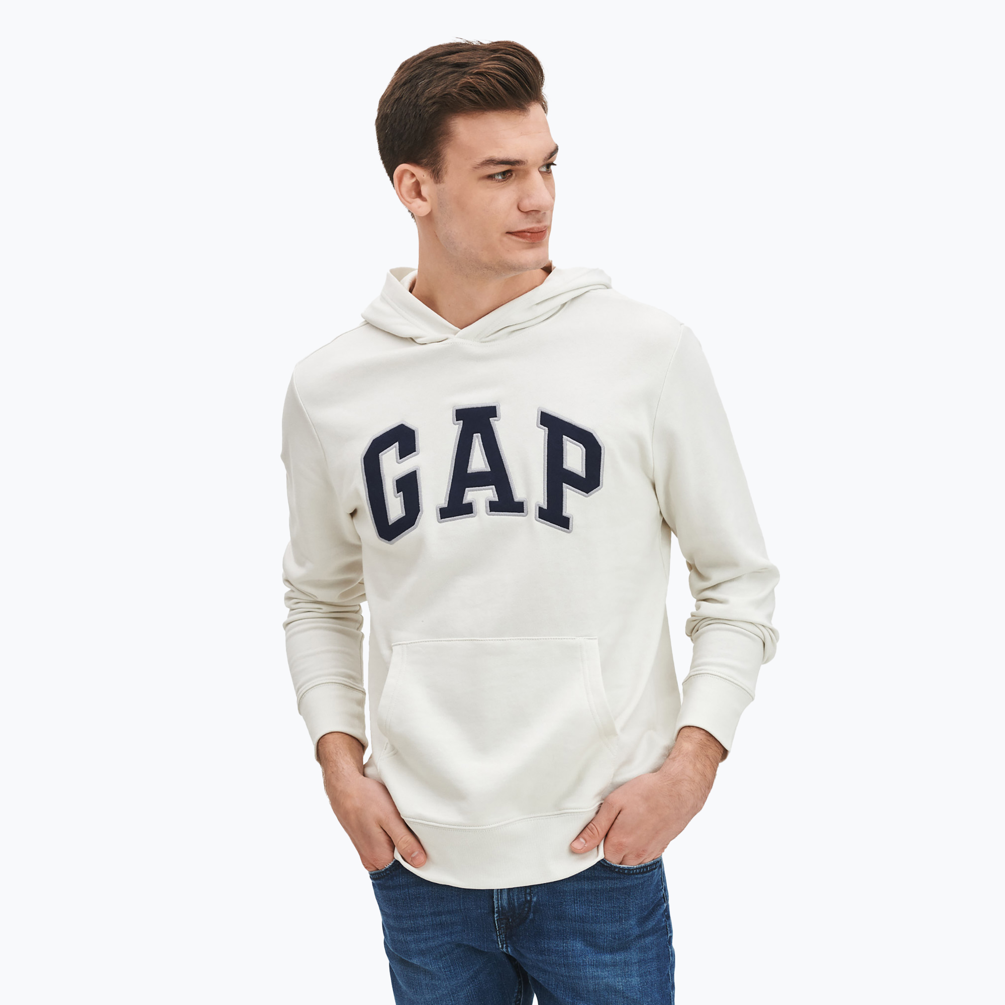 30%-kal olcsóbban.  Férfi pulóver GAP XLS FT Arch PO HD carls stone