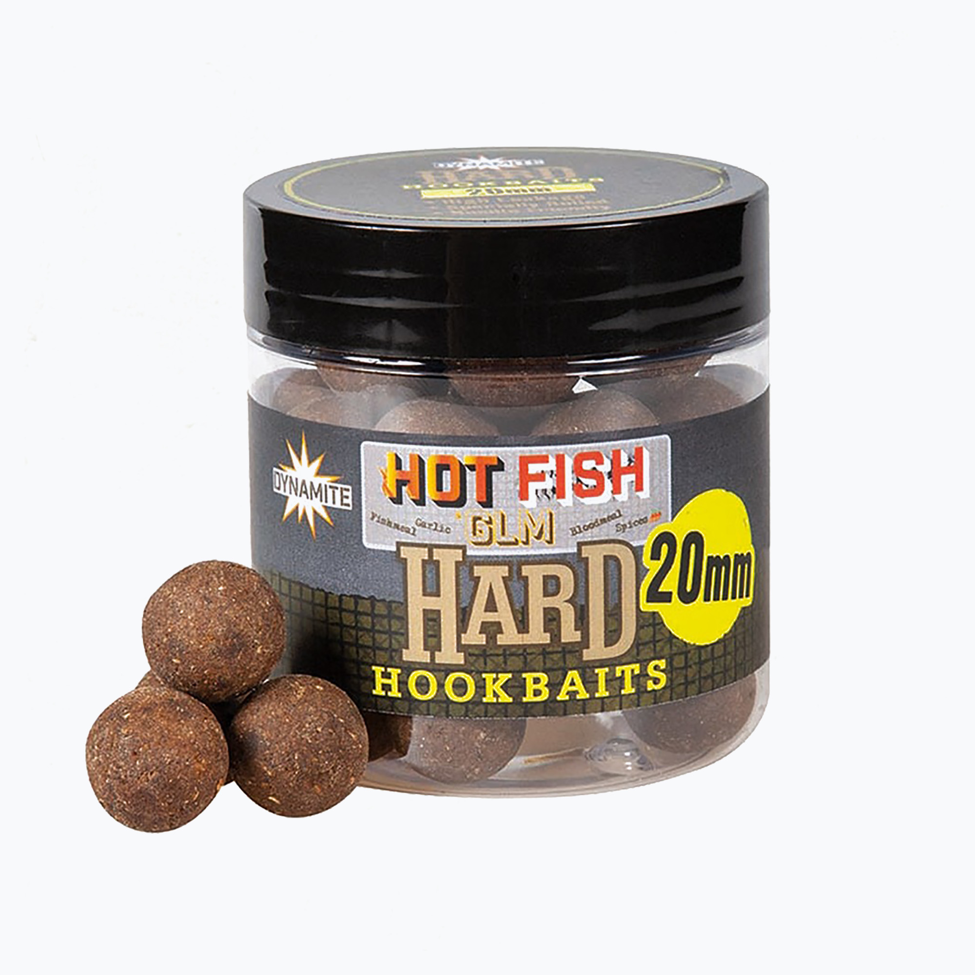 15%-kal olcsóbban.  Dynamite Baits Hot Fish&GLM kemény horogcsali 20mm barna ADY041580. Méret: OS